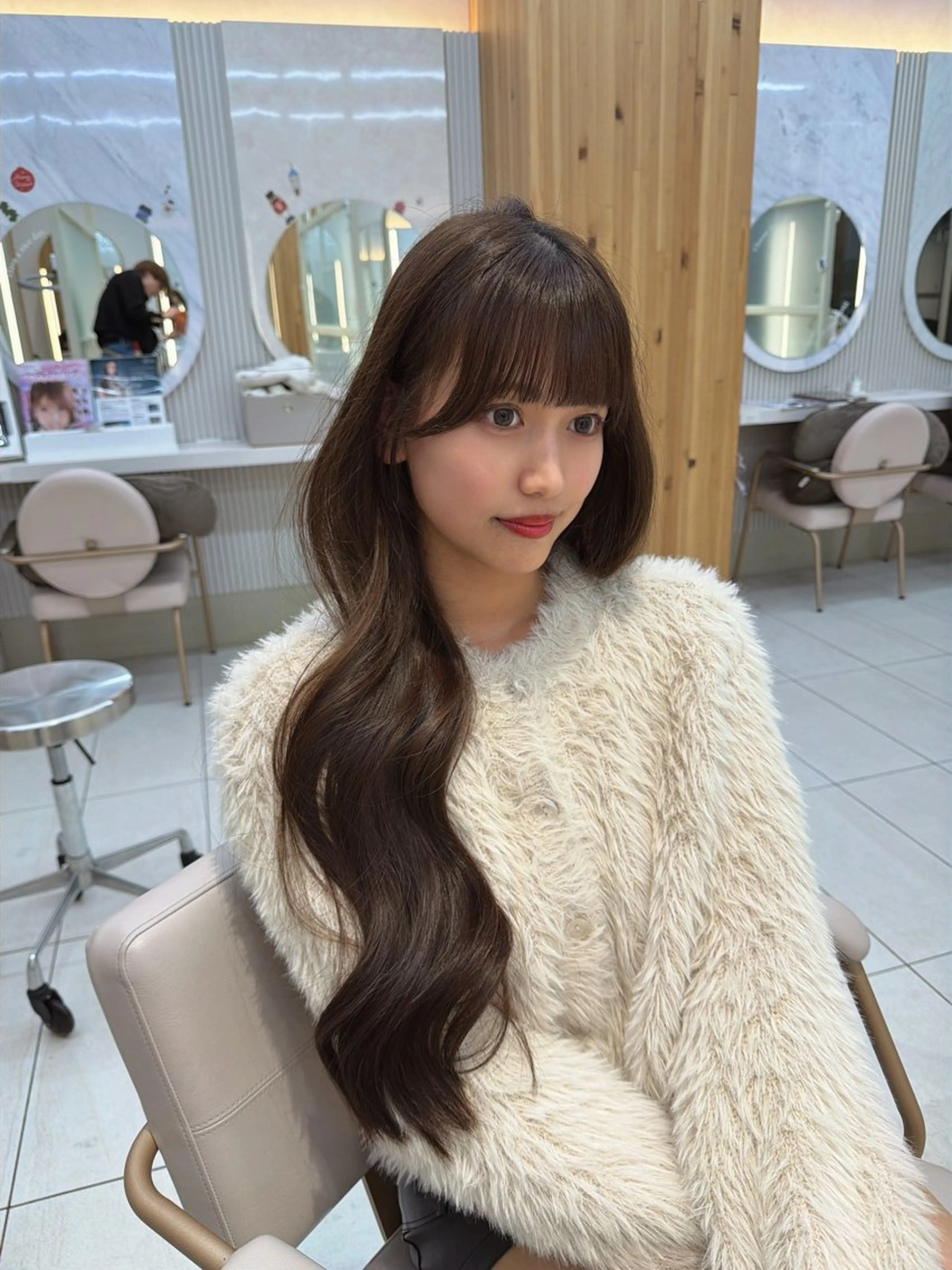 ロング カット ヘアカラー トリートメント レイヤー/顔周り /透明感/TAKUのヘアスタイル