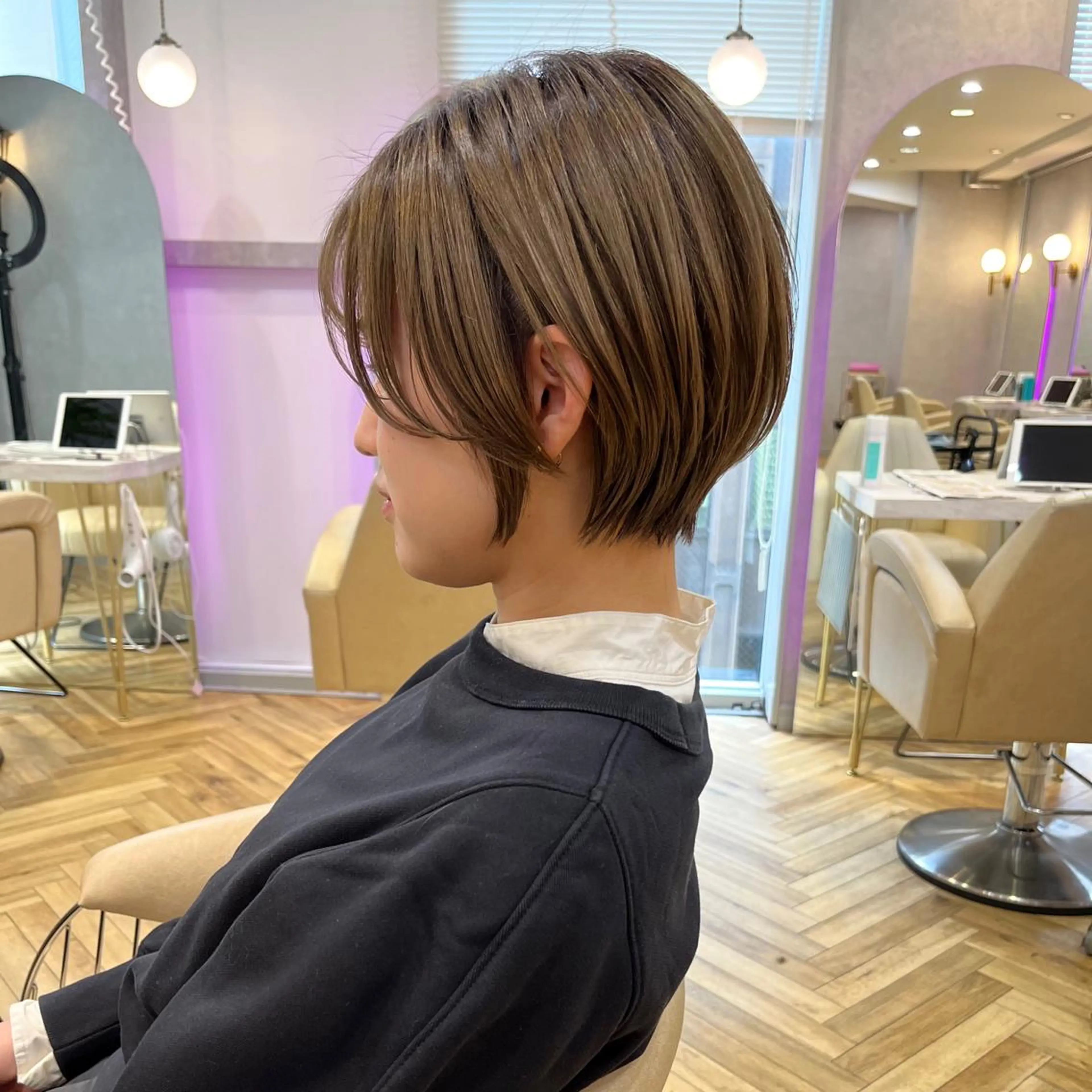 ショート 表参道/髪質改善/ 大人ボブ/高野紅のヘアスタイル