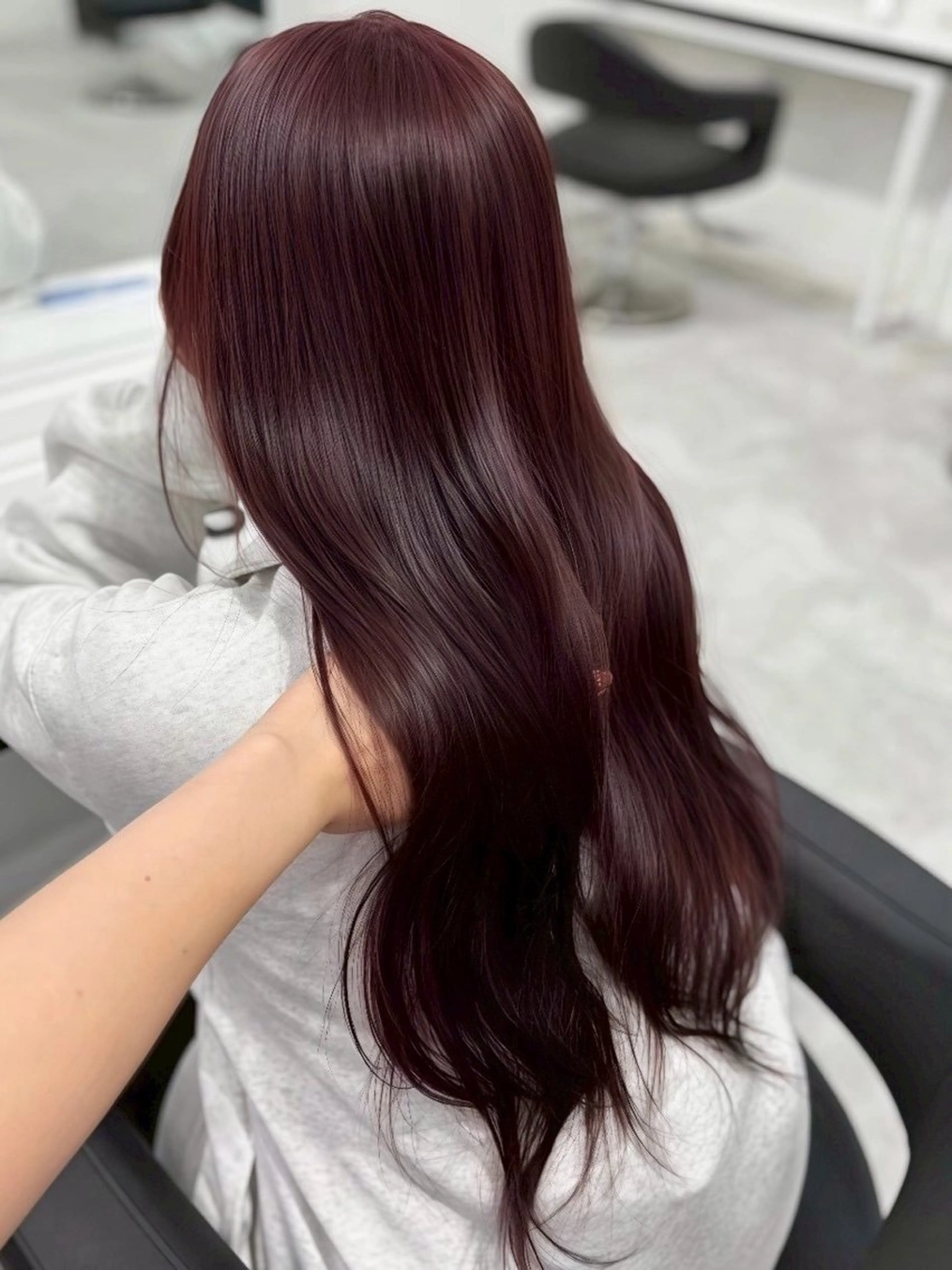 カラー ヘアカラー トリートメント ヘアセット 大人っぽツヤ髪🫧 銀座/表参道のヘアスタイル