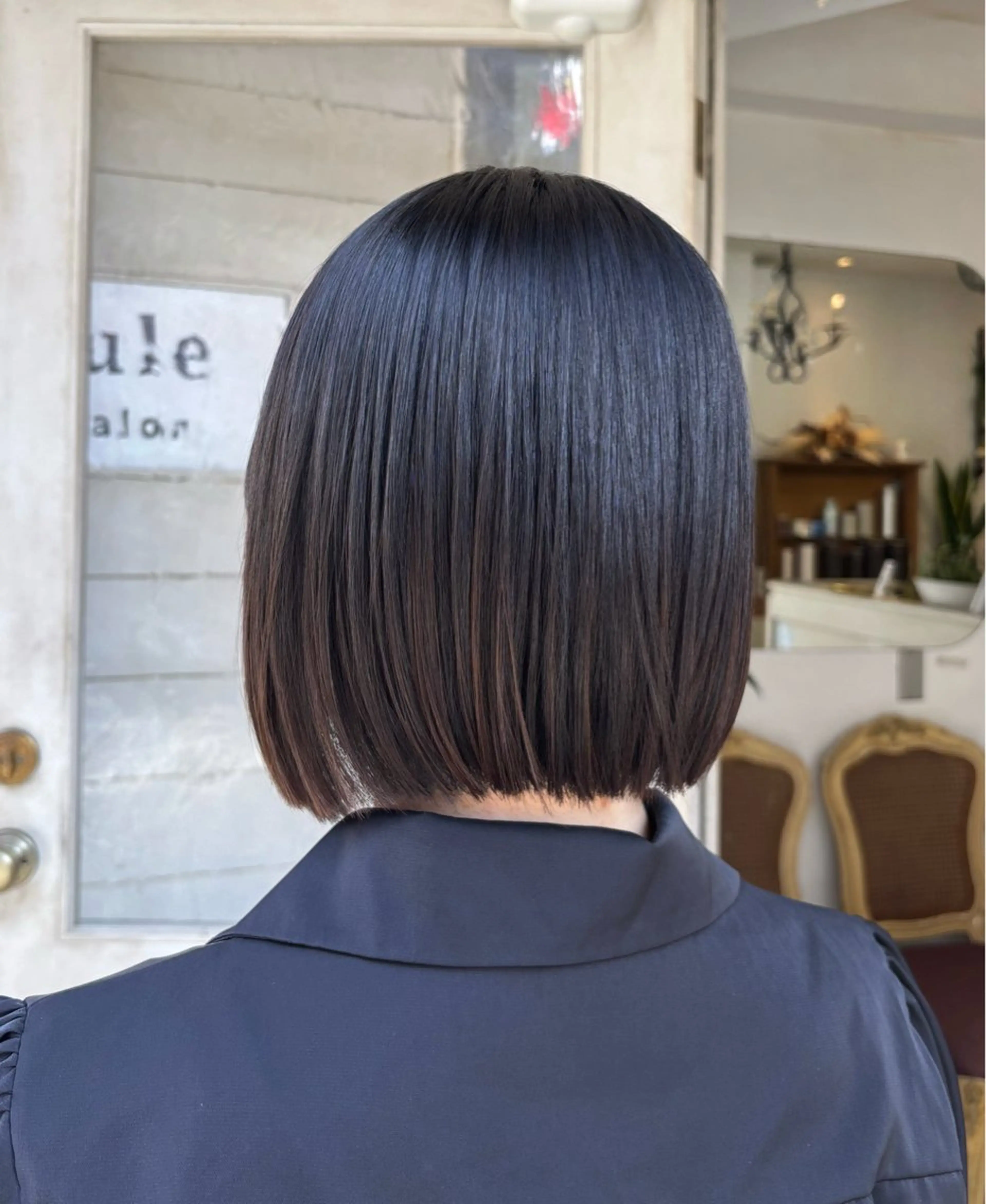 《処理剤配合ダメージは最小限◎》縮毛矯正+超音波トリートメントの写真