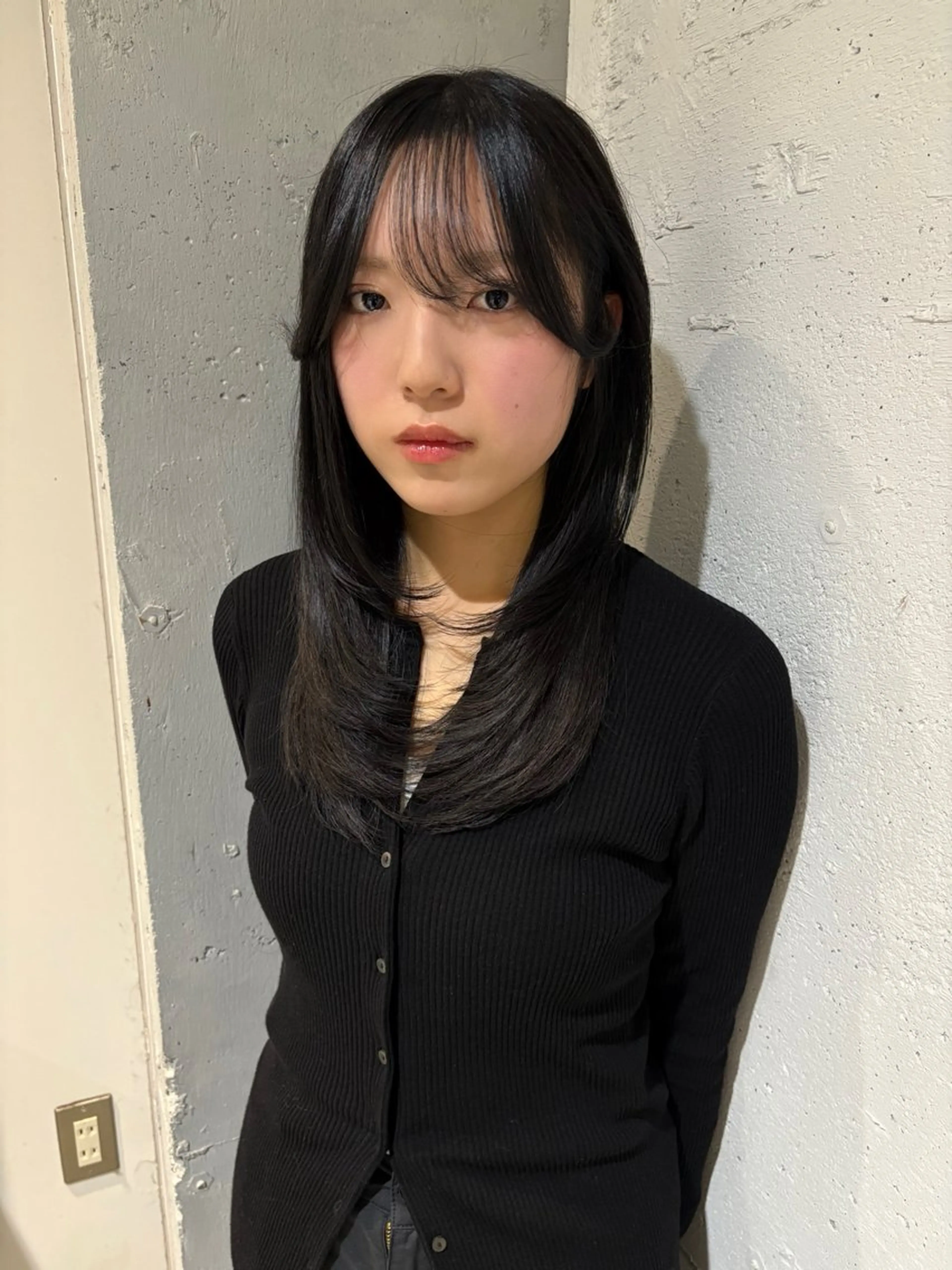 ロング カラー レイヤーカット カット ヘアカラー トリートメント Juna✂️ レイヤー / ボブのヘアスタイル