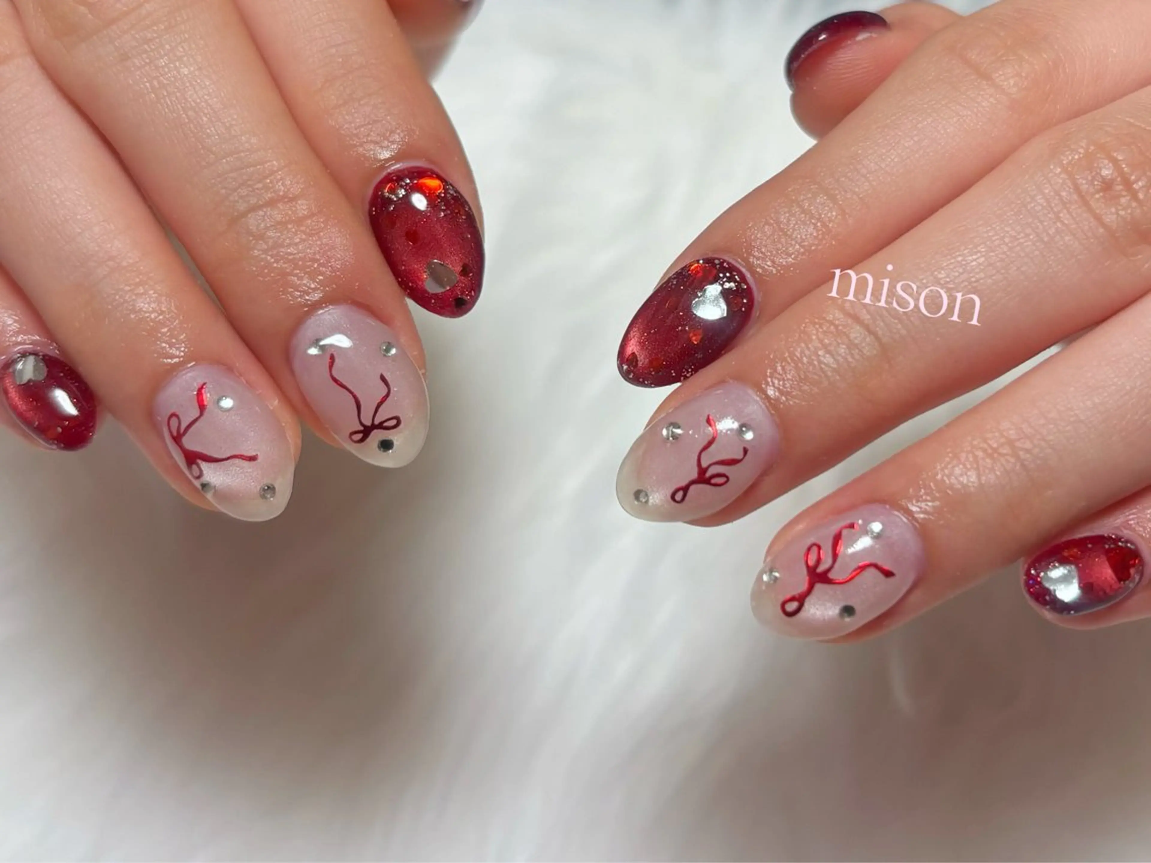 ネイル mison 安形友花のネイルデザイン