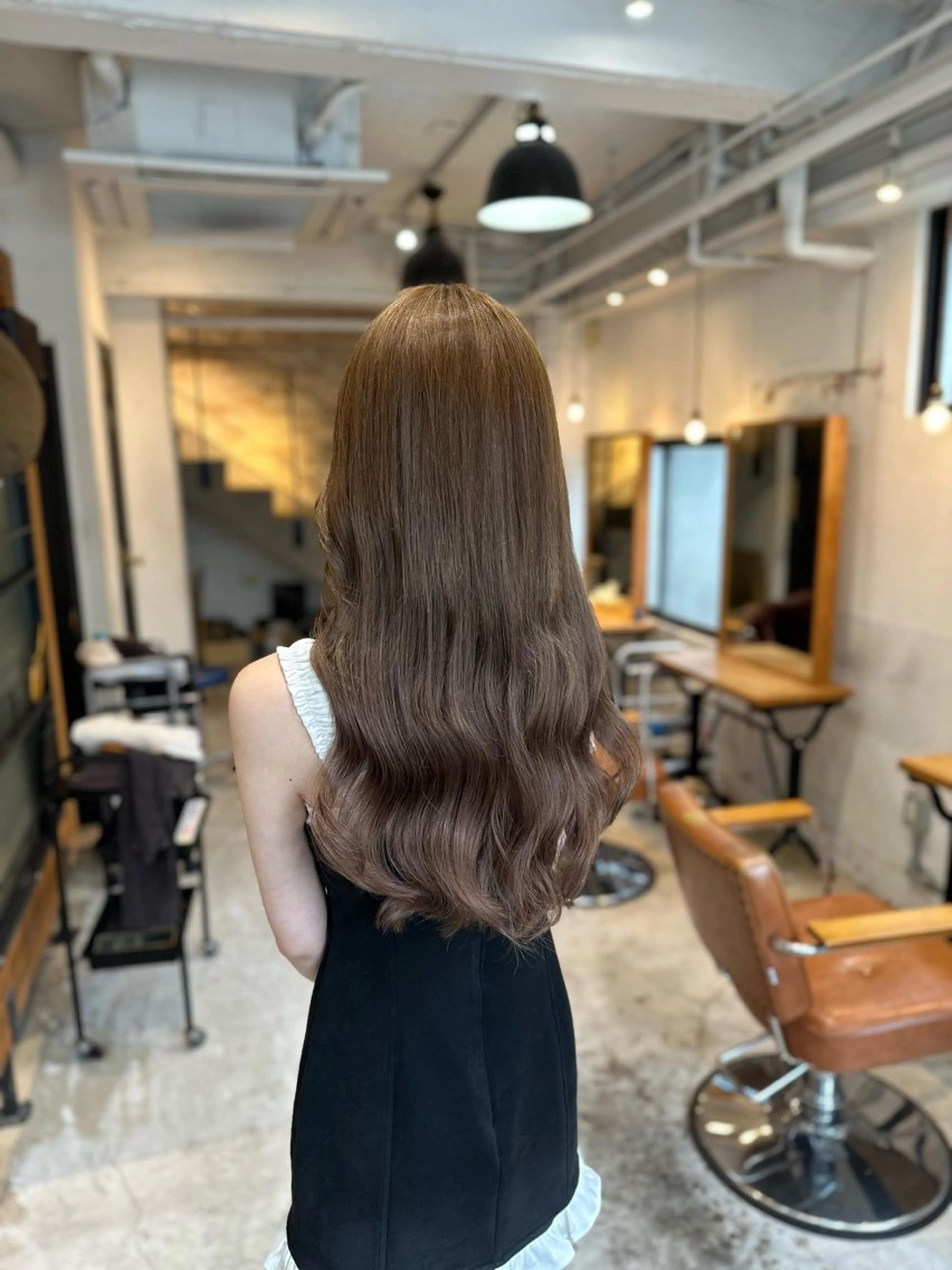 ロング ヘアカラー 秋葉原　柏木絢汰 ✨当日予約okのヘアスタイル