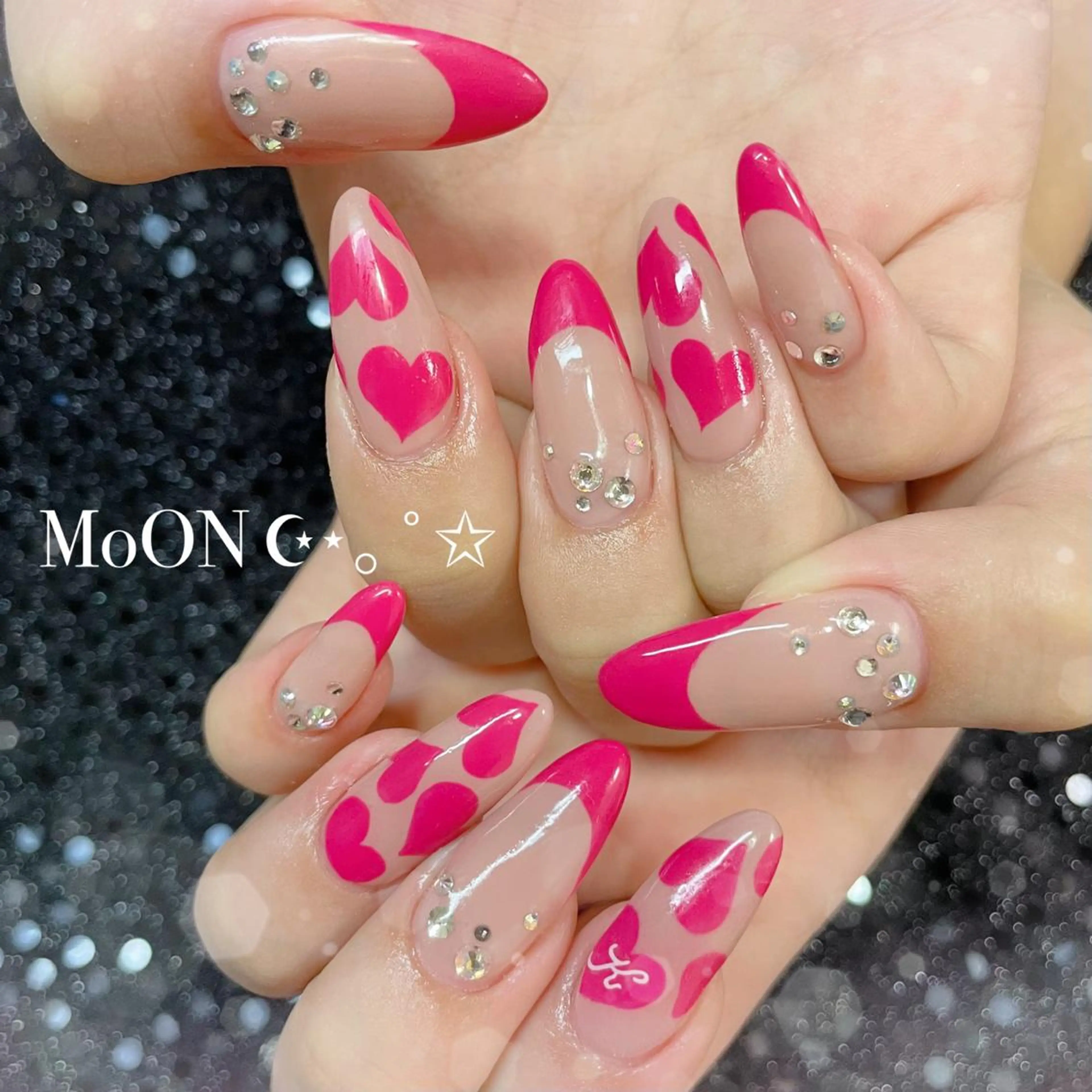 ネイル ハンドネイル ハンドケア MoON...❤︎ MeGuのネイルデザイン