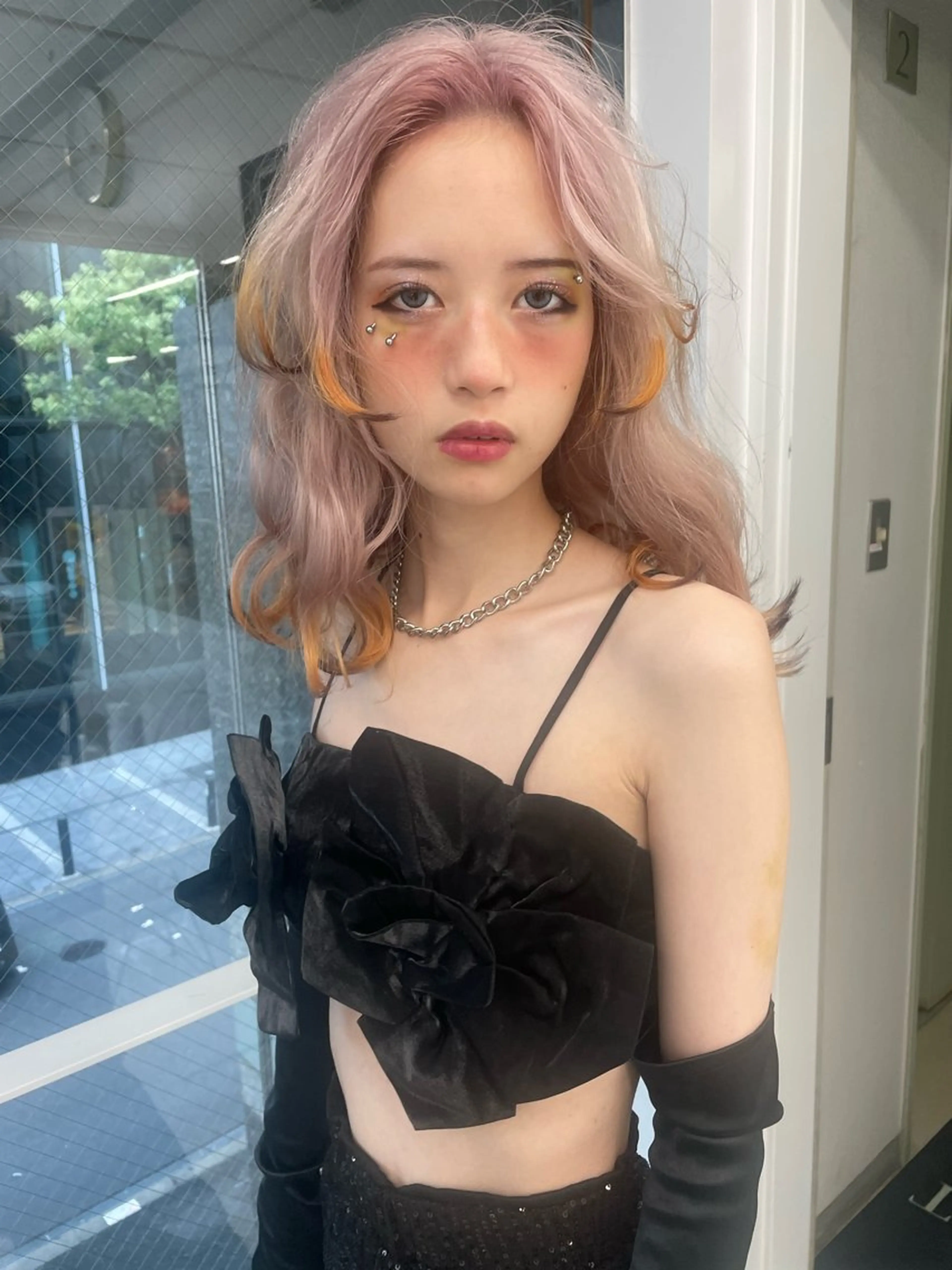 セミロング カラー ヘアカラー 🩶大人韓国ヘア 渋谷/Satsukiのヘアスタイル