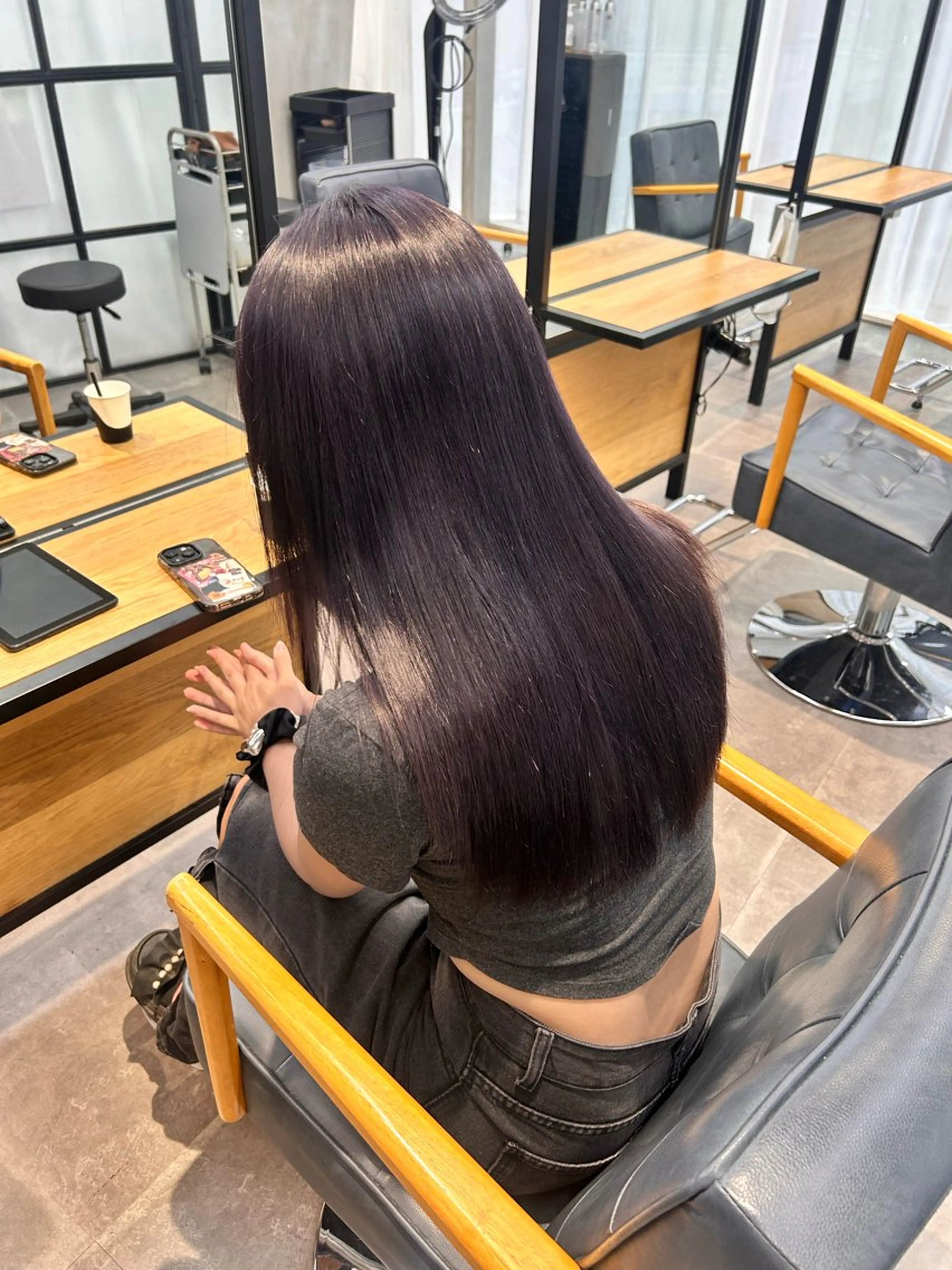 ロング カラー 韓国×髪質改善カラー 💎hinaのヘアスタイル