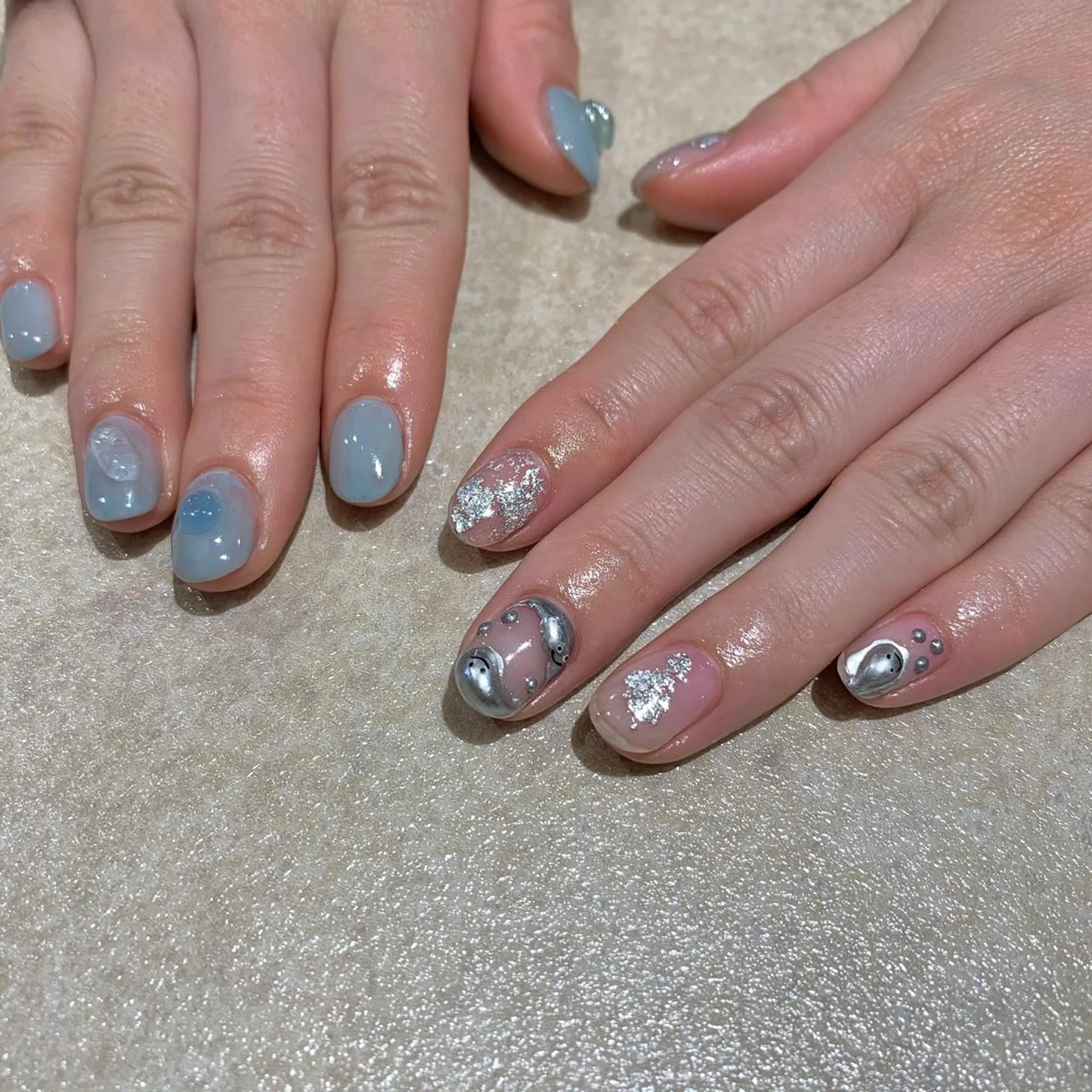 ネイル ニュアンスネイル 山田 真里のネイルデザイン