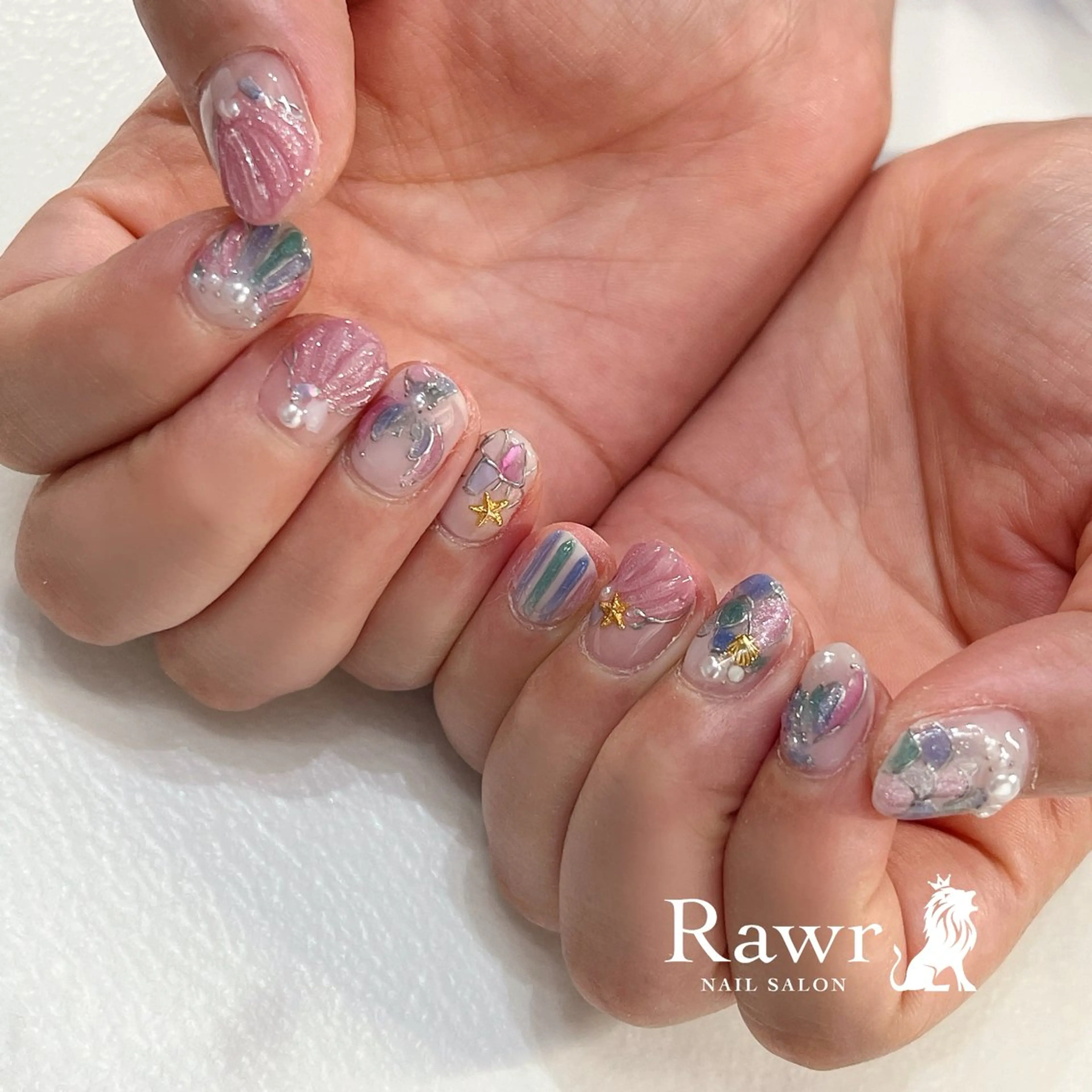 ネイル ハンドネイル Rawr / saoriのネイルデザイン