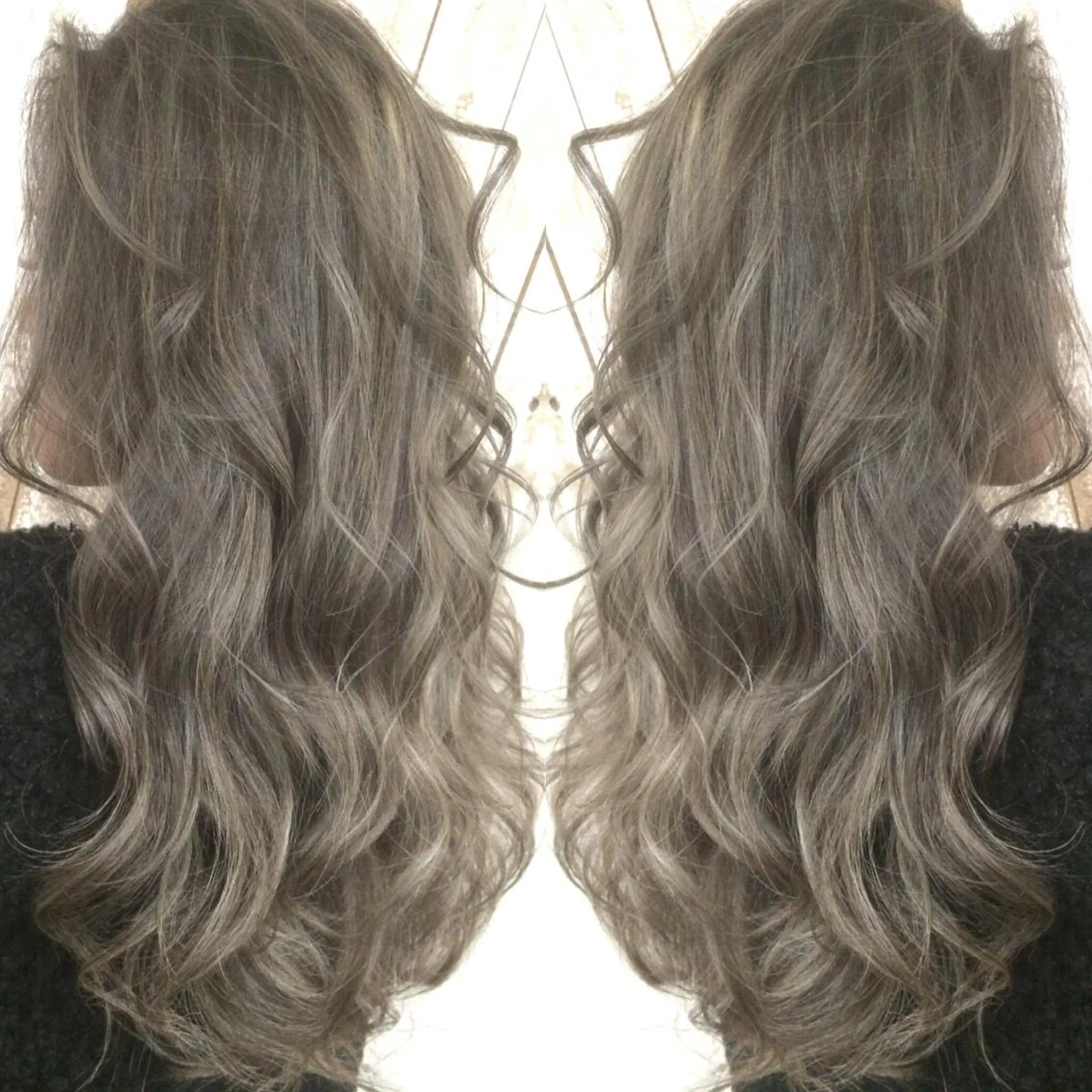 ロング カラー 井上 一平のヘアスタイル