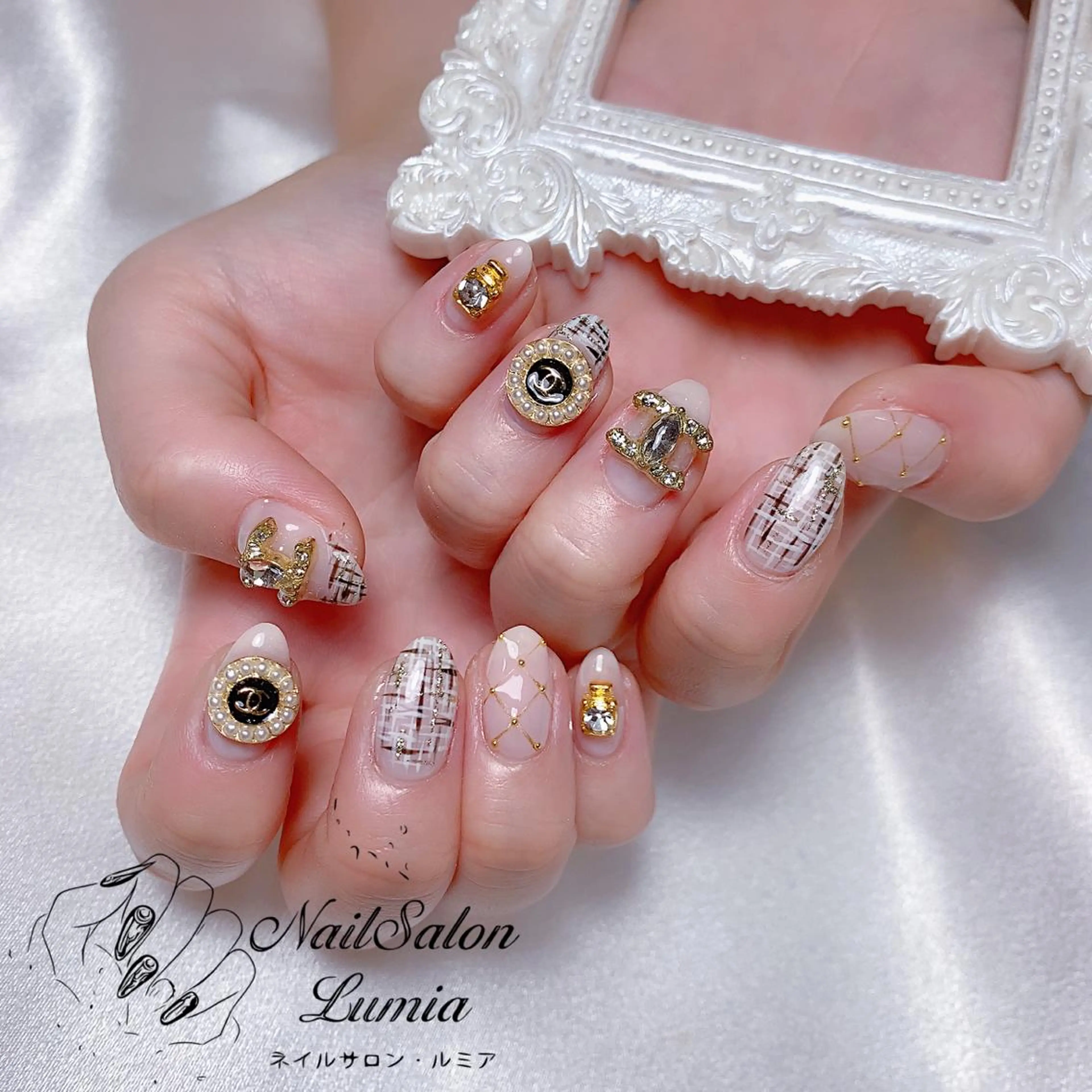 ネイル ハンドネイル ネイルサロン ルミア Lumia 店長のネイルデザイン