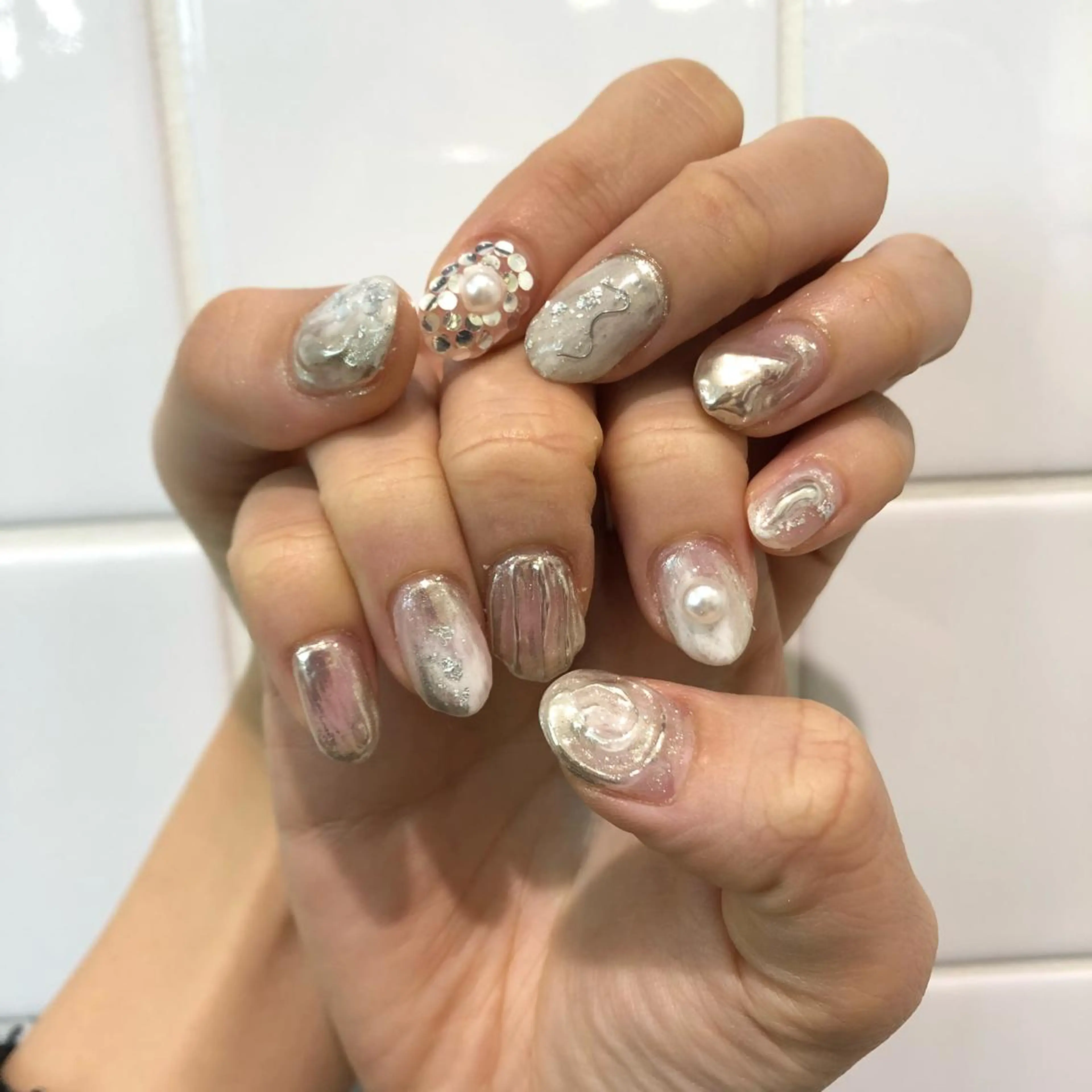 ネイル 【淡色color/ nail】maikoのネイルデザイン