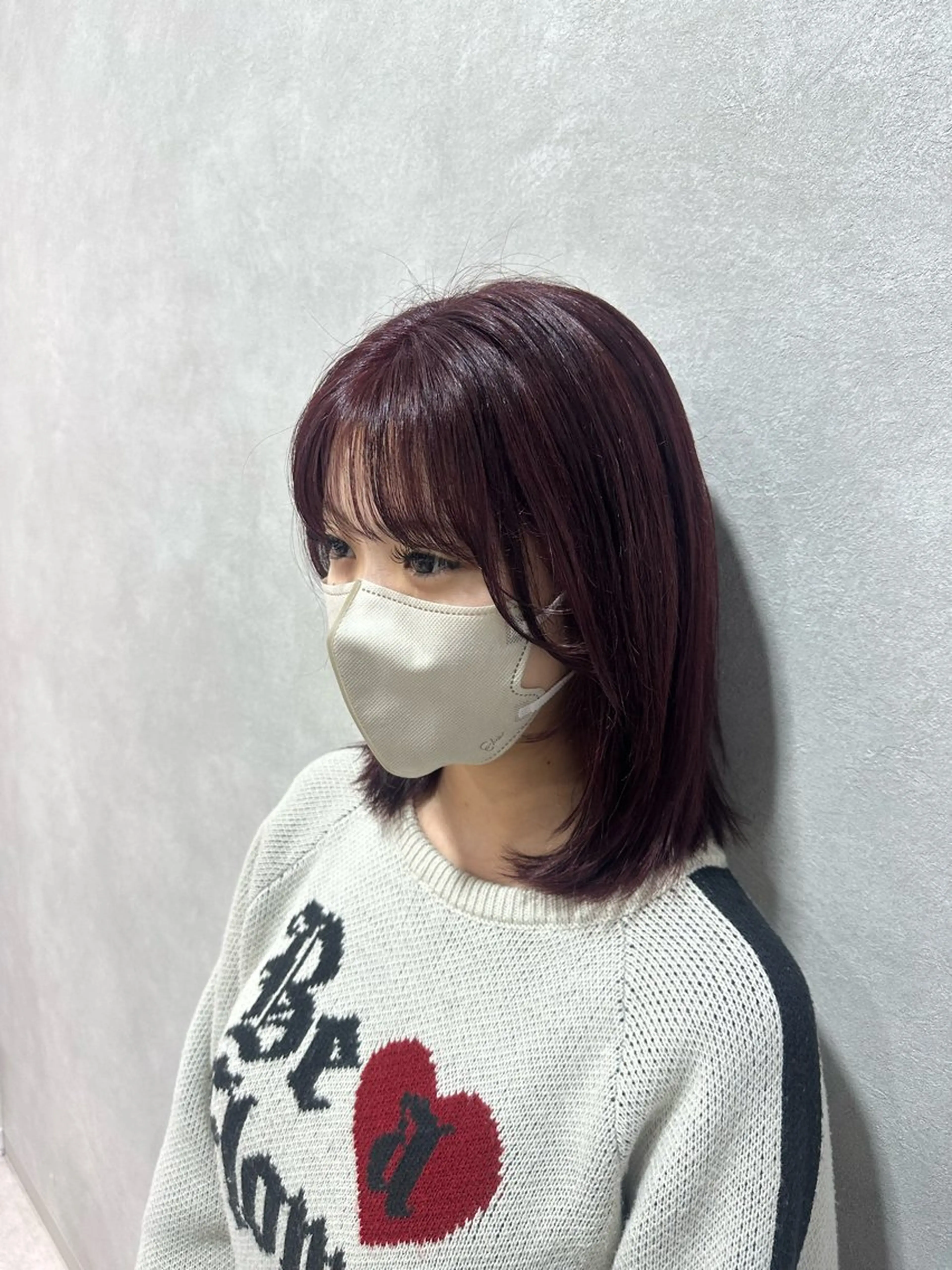 ミディアム カット ヘアカラー 小寺 唯希のヘアスタイル