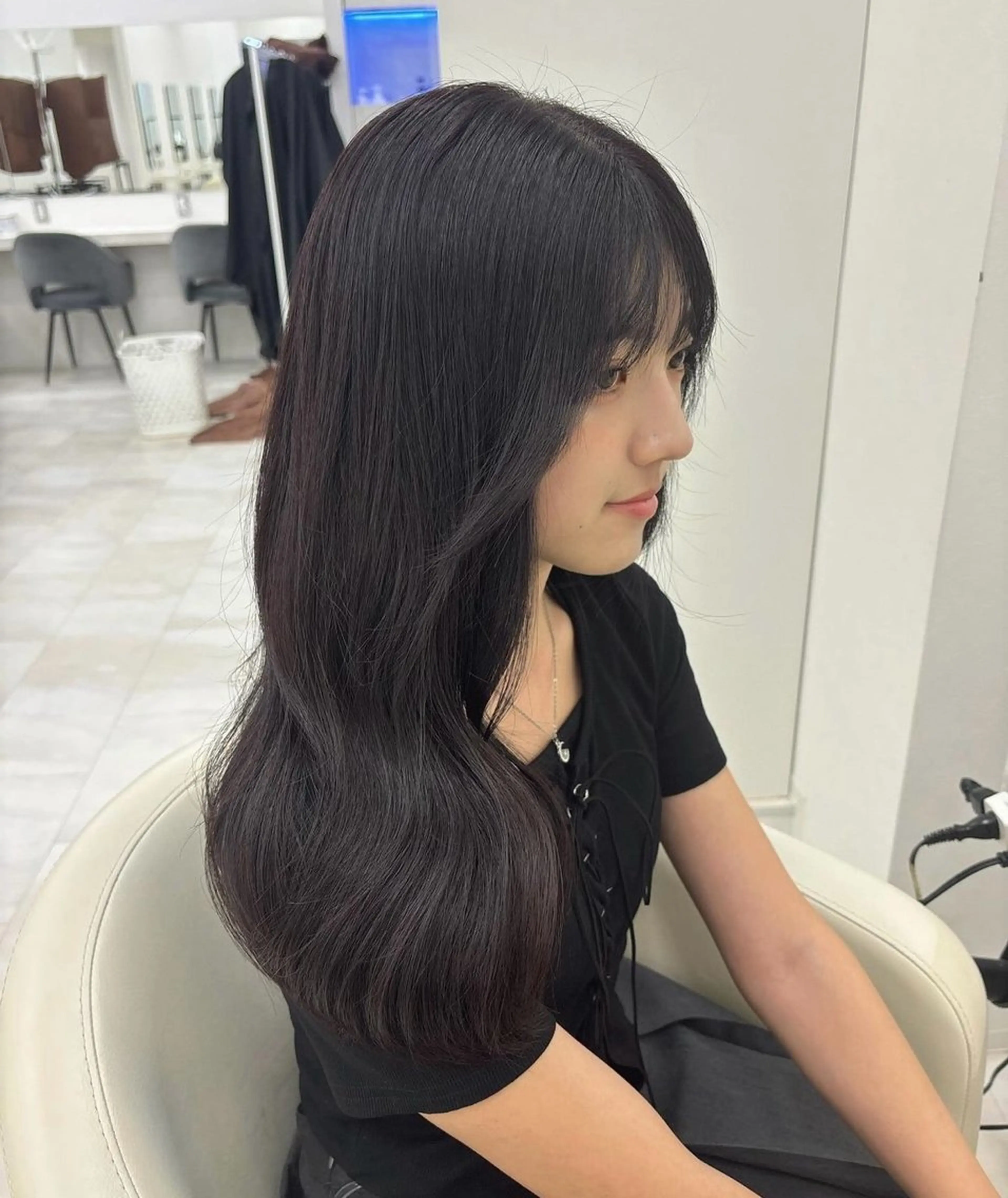 ロング カラー momo /レイヤー/暖色のヘアスタイル