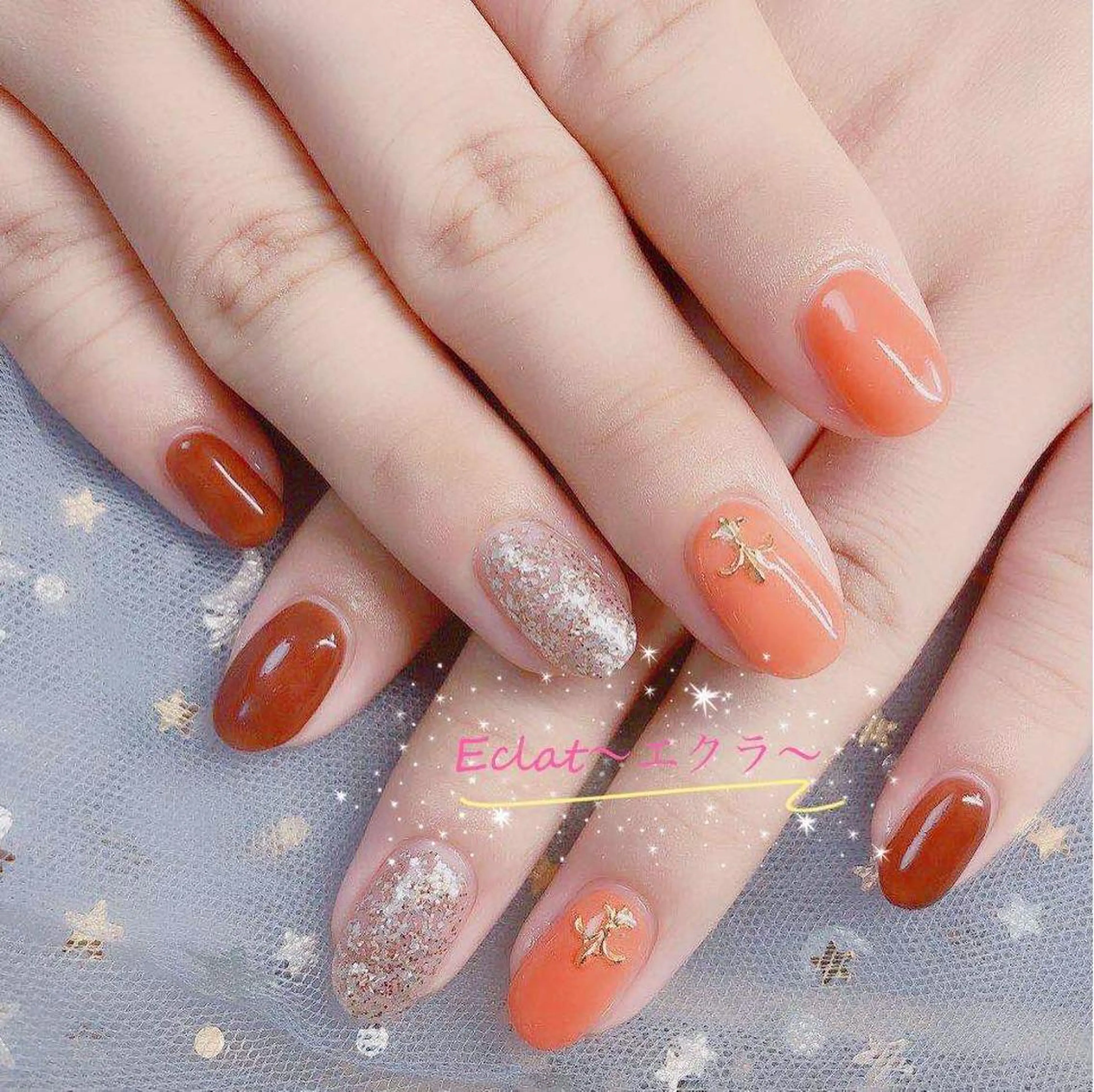 ネイル ネイルサロンエクラ 🫧Shizukaのネイルデザイン