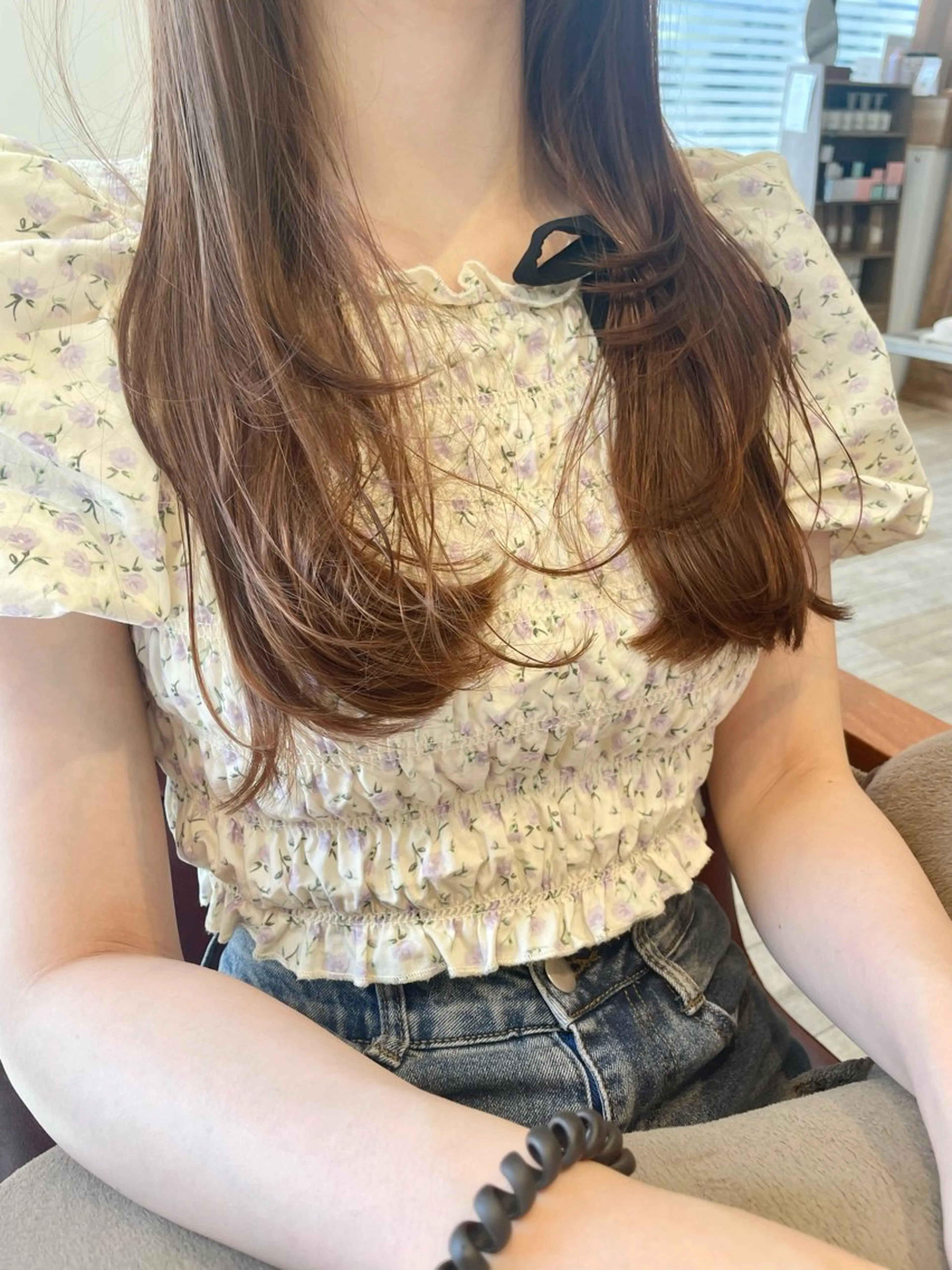 ロング レイヤーカット カット ✨横須賀髪質改善✨️ 加藤 百音のヘアスタイル