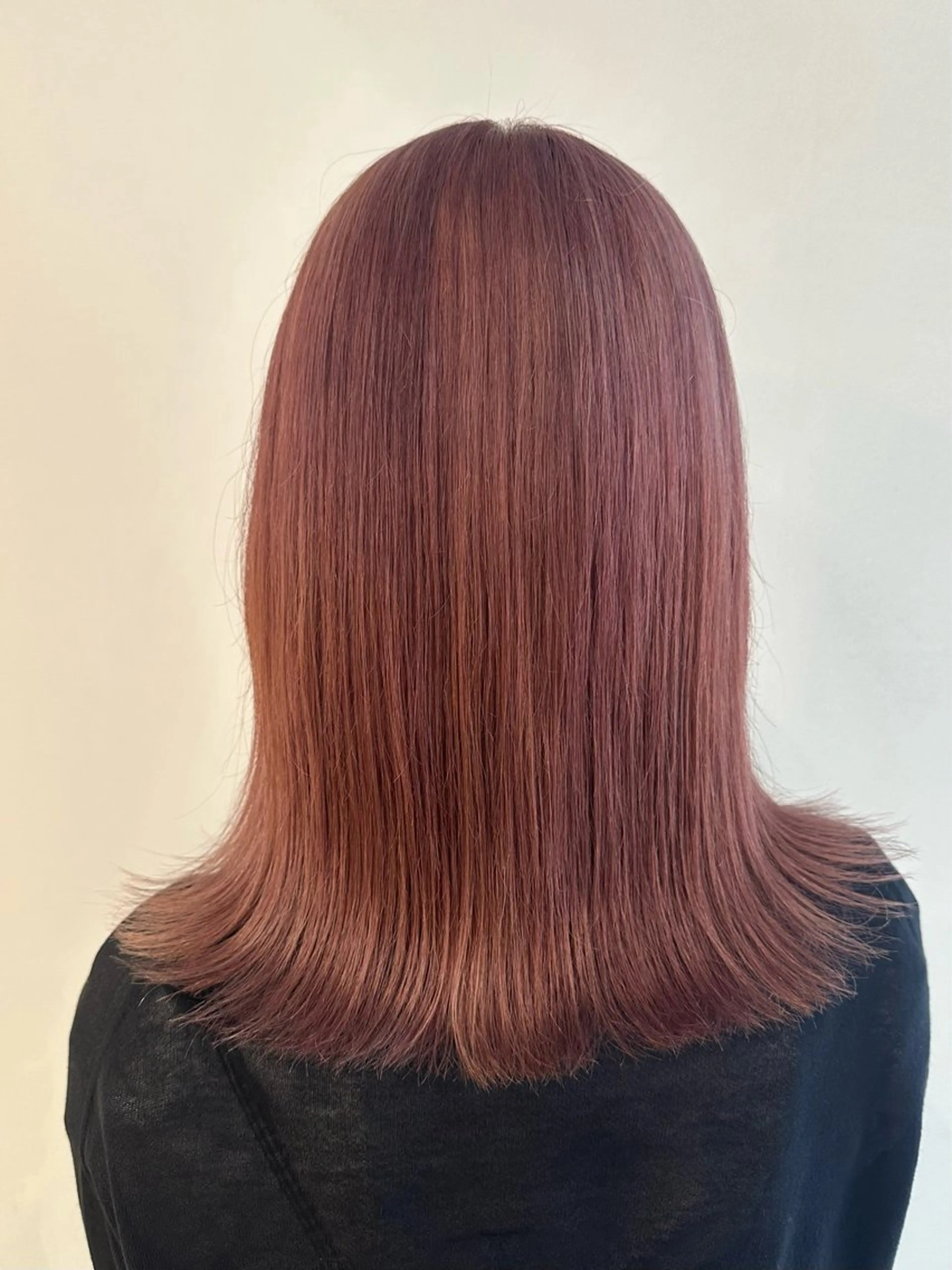 セミロング カラー ヘアカラー トリートメント 🎀ひがしはるな/美 髪矯正/艶カラー🎀のヘアスタイル