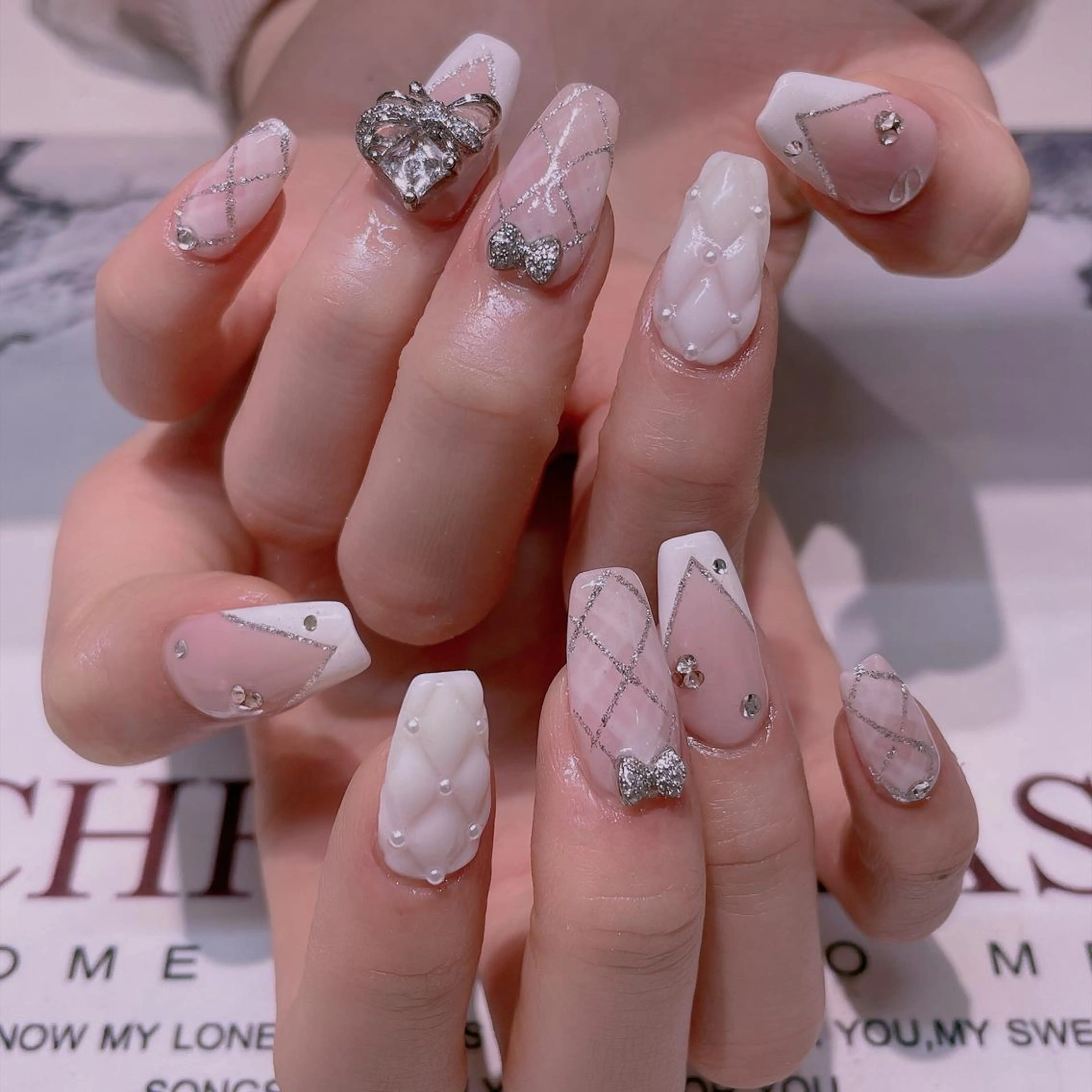 ネイル 長さだし専門店 M2　rikaのネイルデザイン