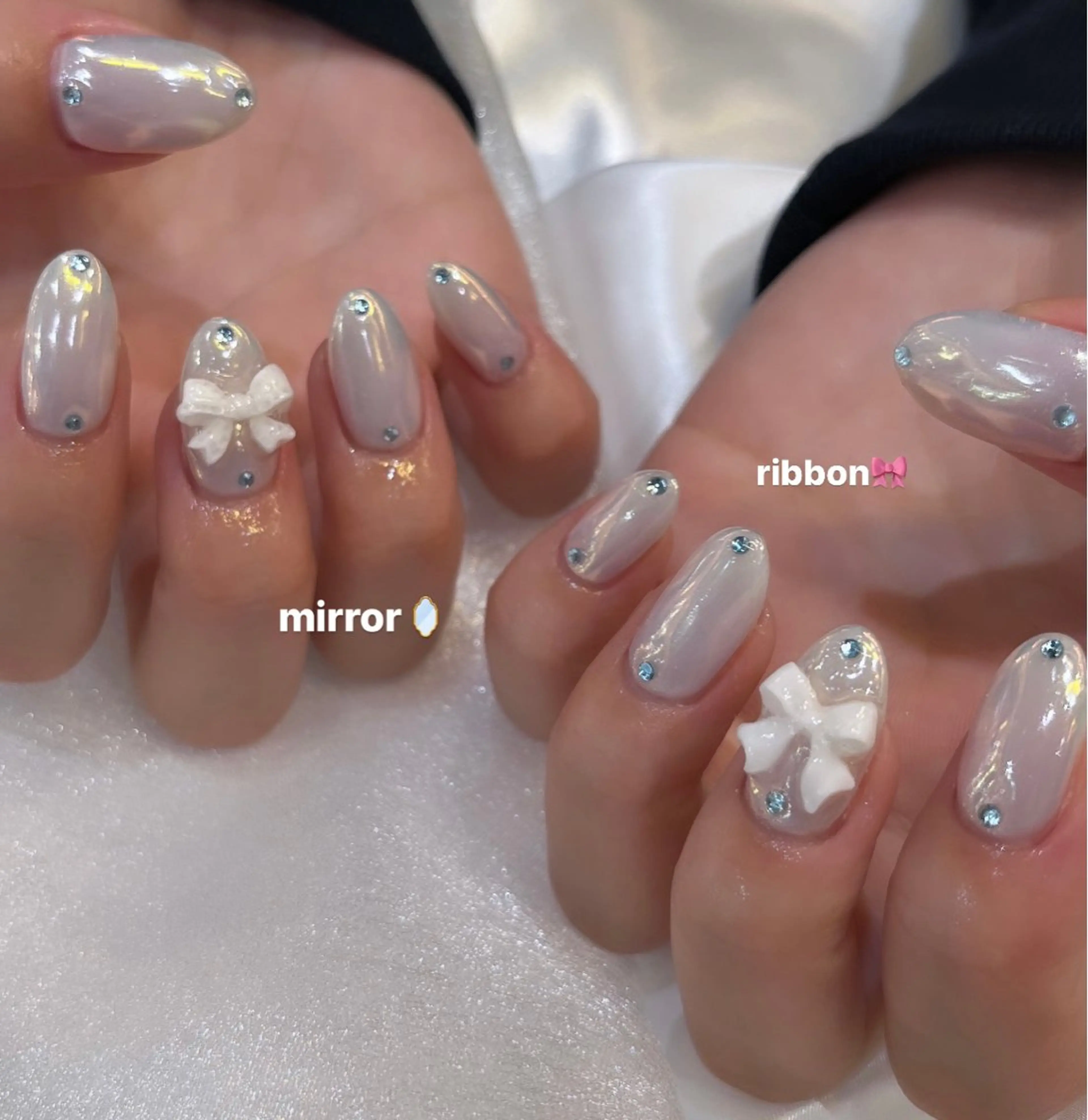 ネイル ミラーネイル ハンドネイル Ibuki 🎀仙台パルコ🎀のマツエク・マツパデザイン