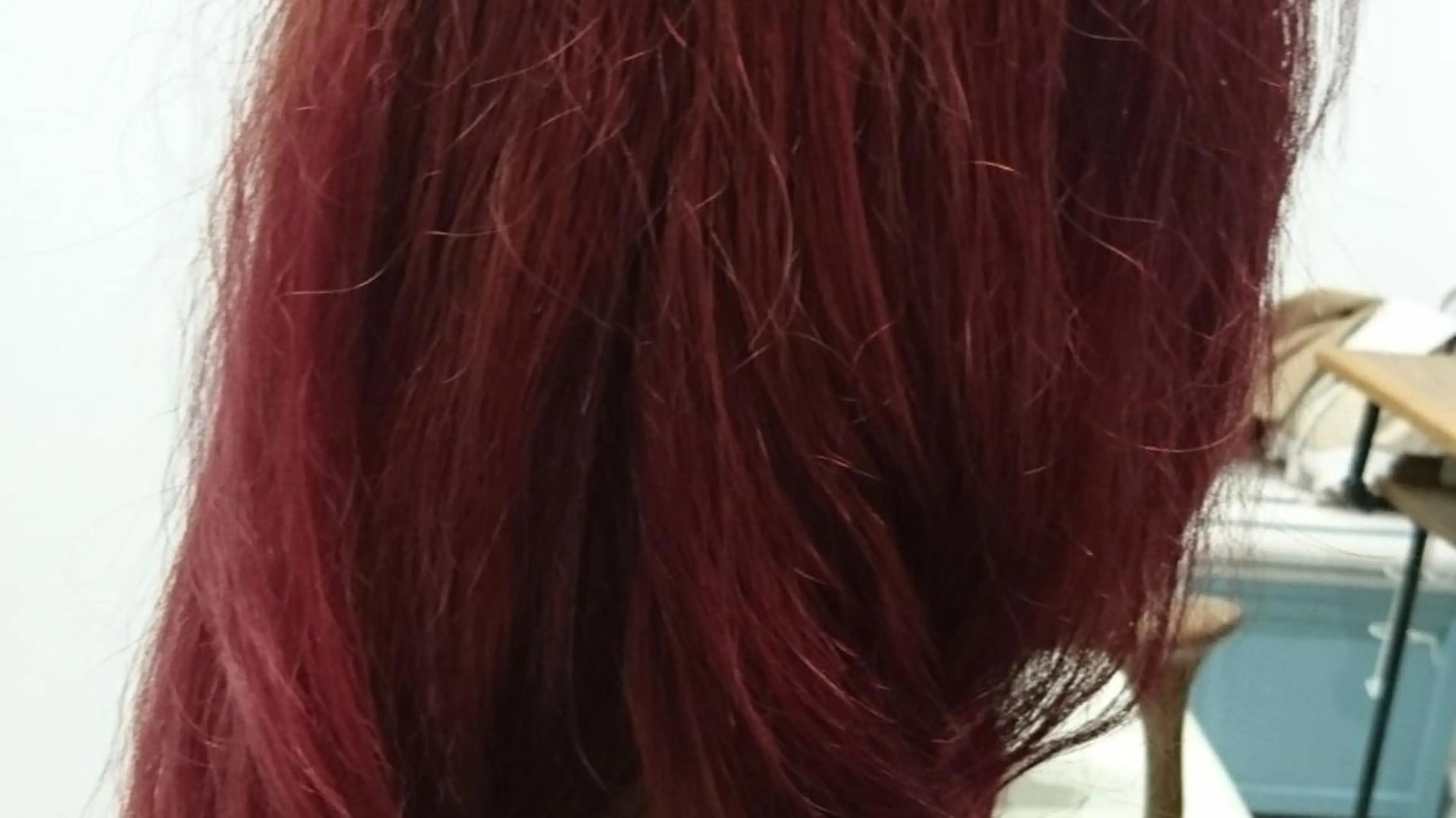 セミロング パーマ カラー セミロングパーマ ブリーチ トリートメント デジタルパーマ スマイリーヘアビーチ  のヘアスタイル