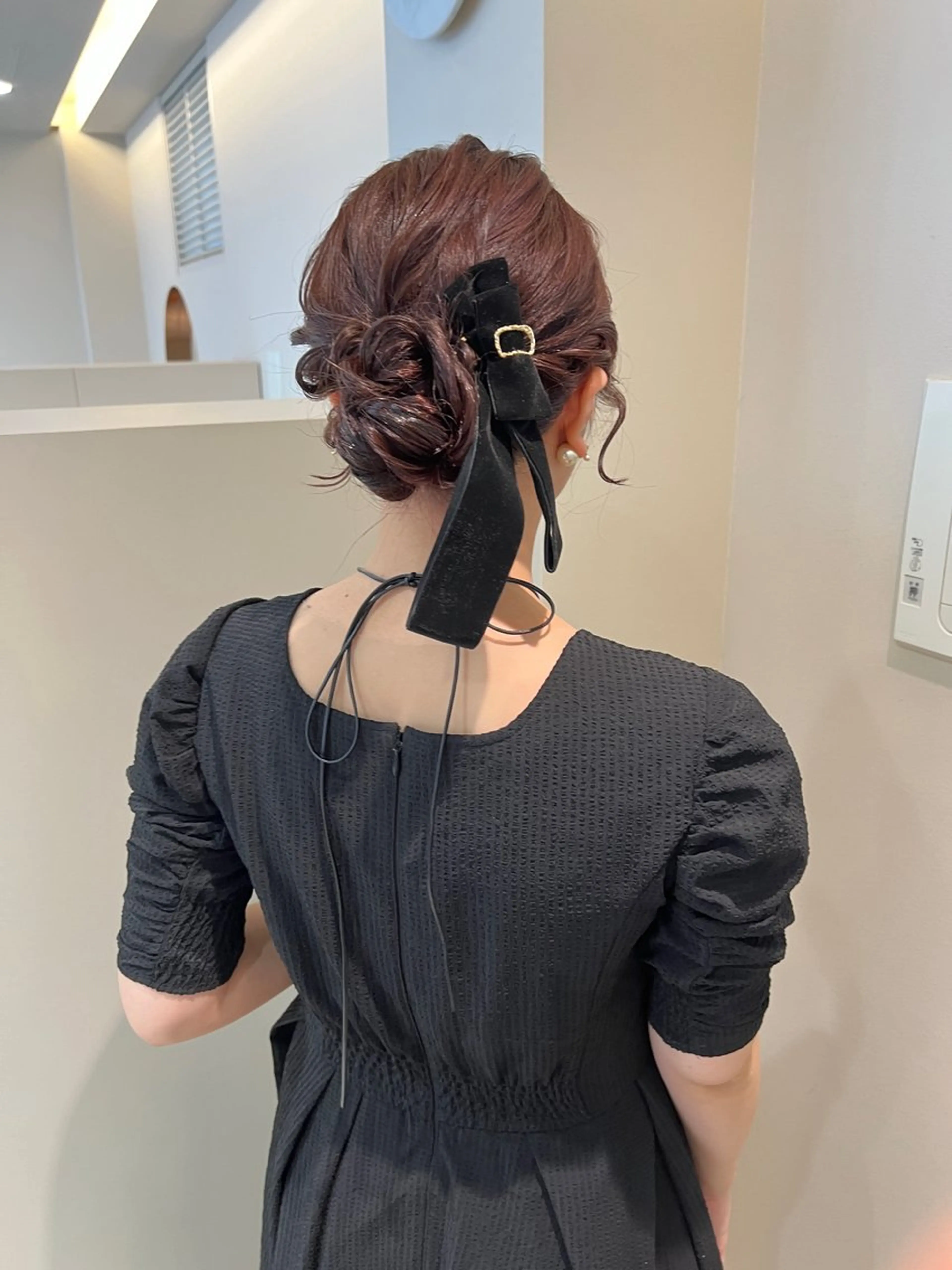 ロング ヘアアレンジ ヘアセット THINK SHOP sakiのヘアスタイル