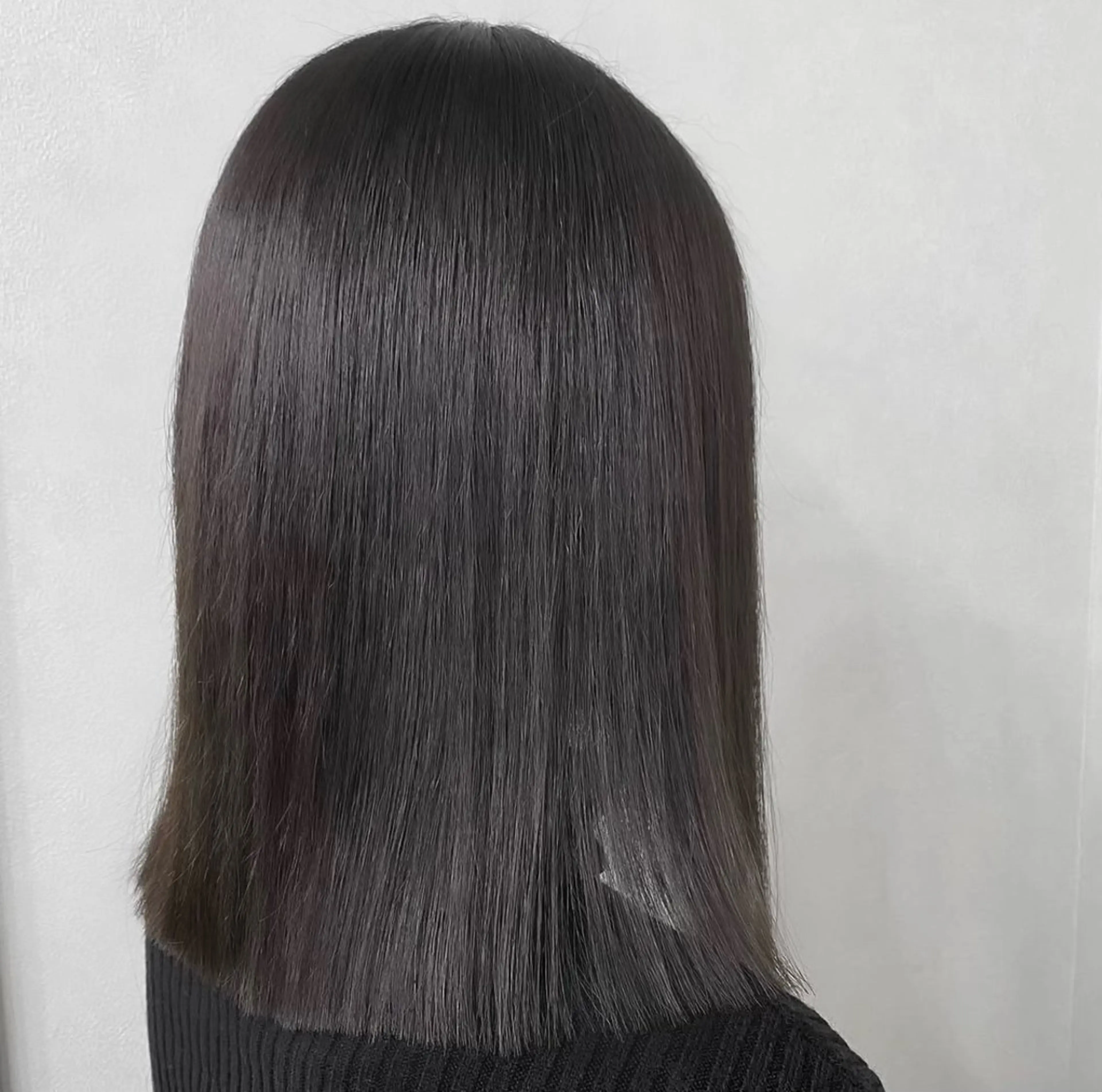 ミディアム カラー 縮毛矯正 トリートメント nu ✧︎*。のヘアスタイル