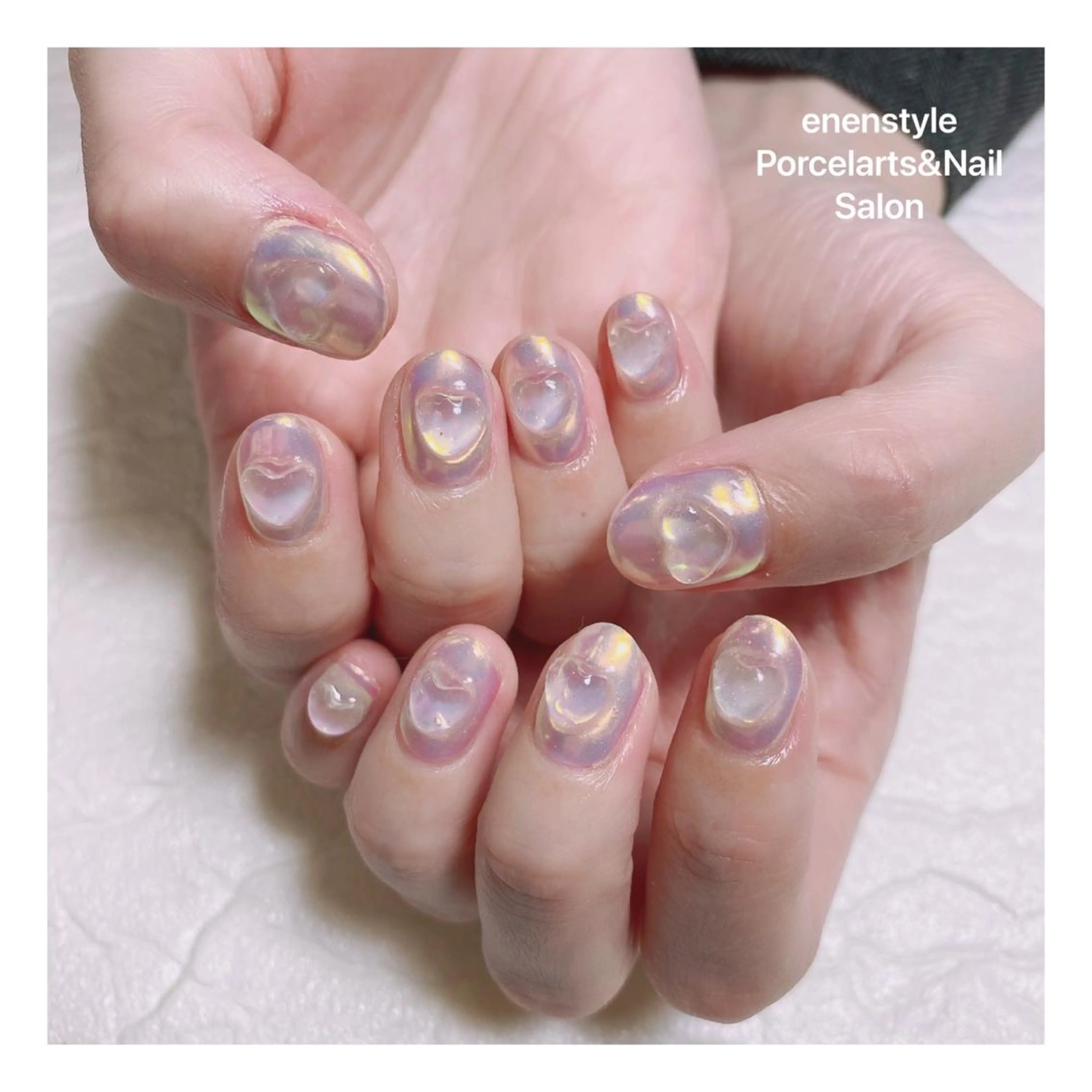 ミディアム ネイル ハンドネイル 👑enen style👑のネイルデザイン