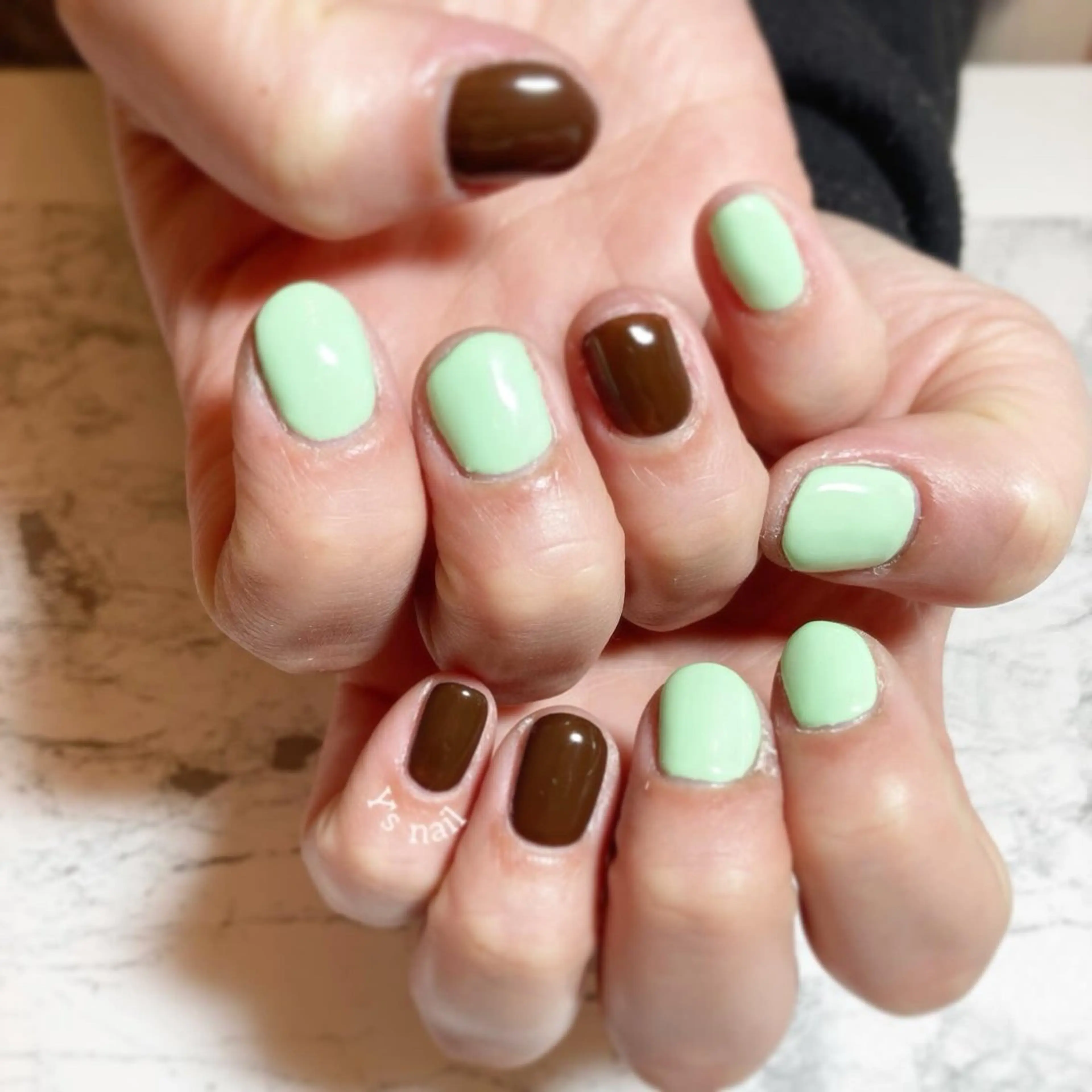 ネイル 手書きが得意🖌️ Y’s  nailのネイルデザイン