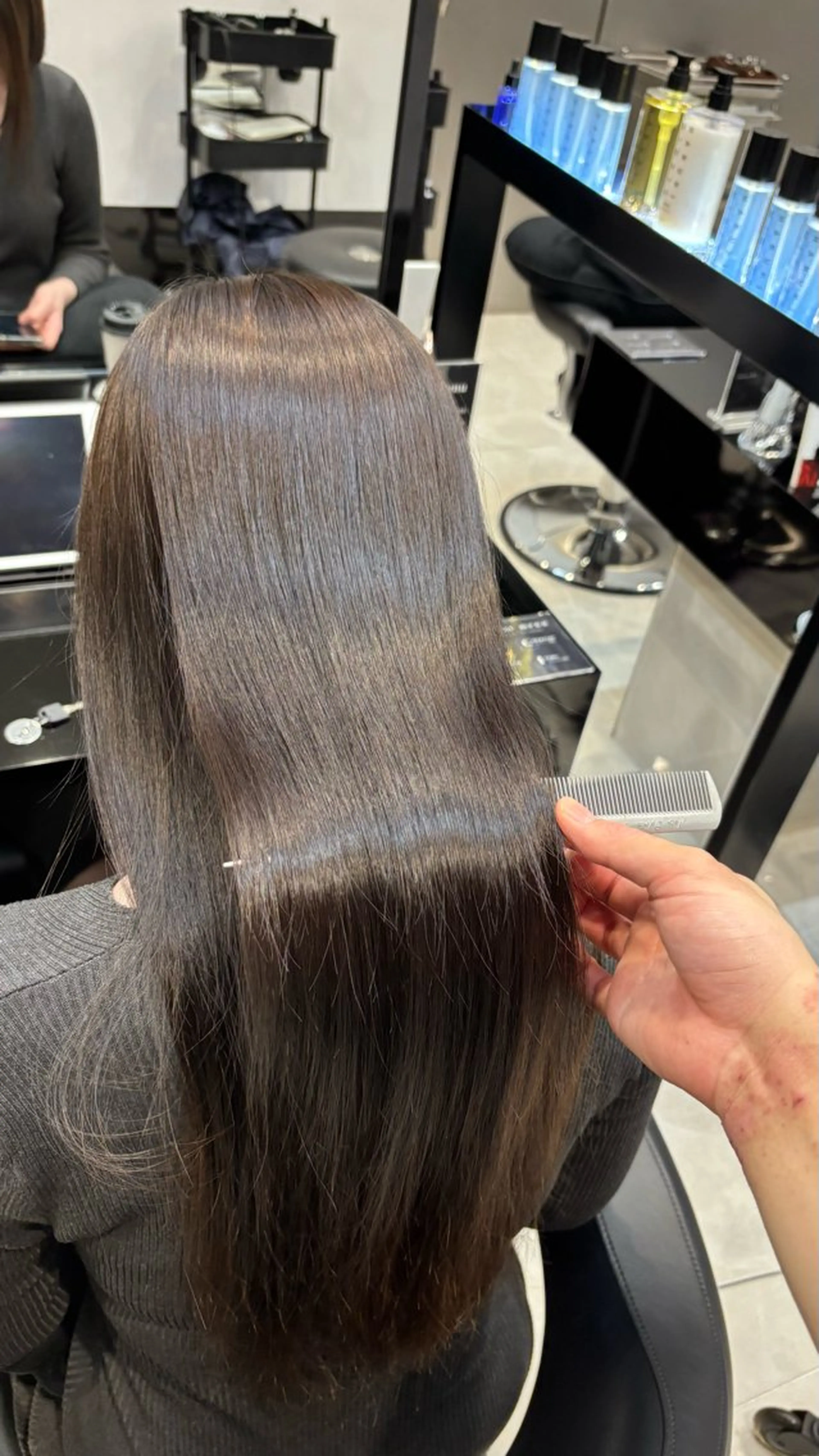 セミロング 髪質改善 永本 ミツルのヘアスタイル