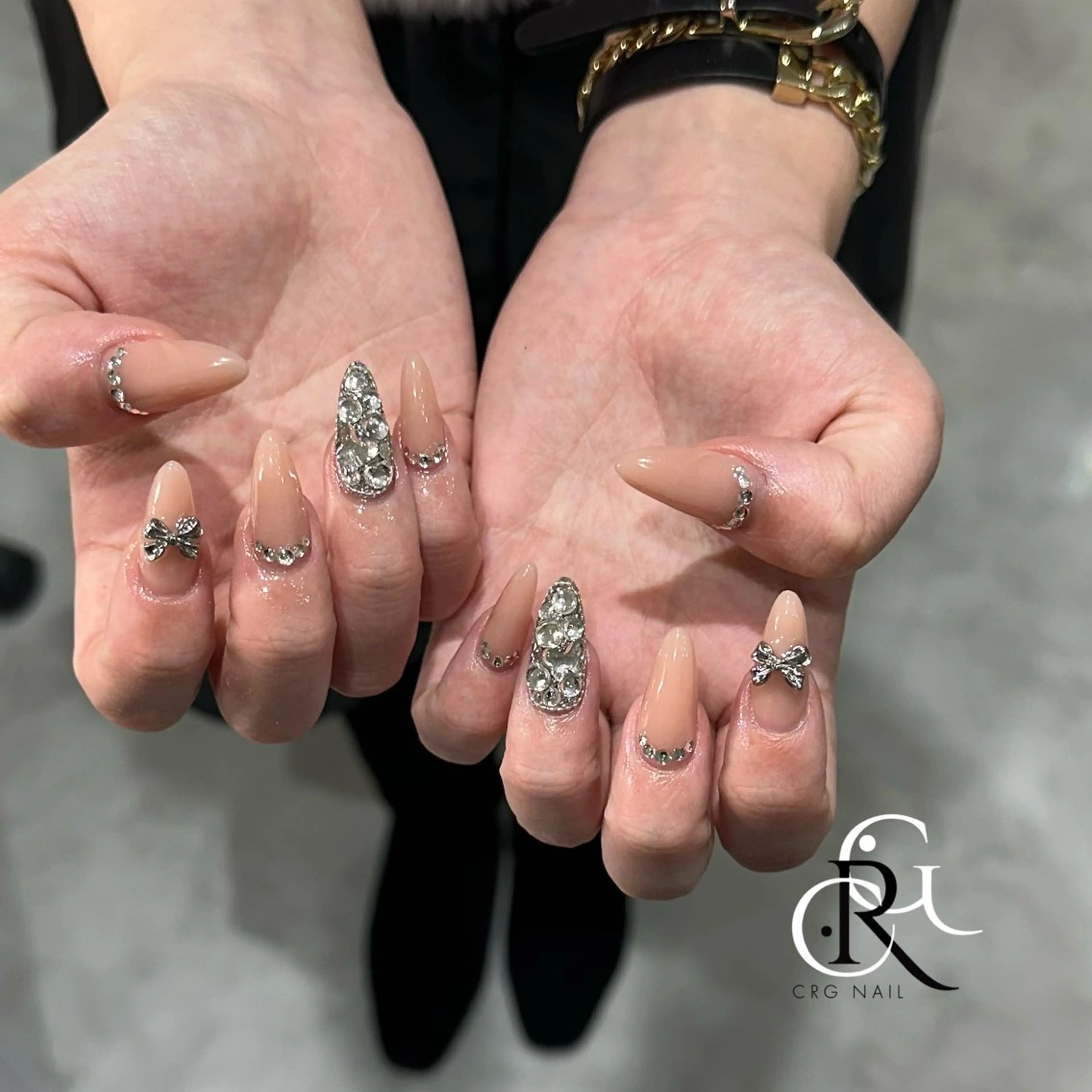 ネイル ワンホンネイル ハンドネイル CRGNAIL TOKOのネイルデザイン