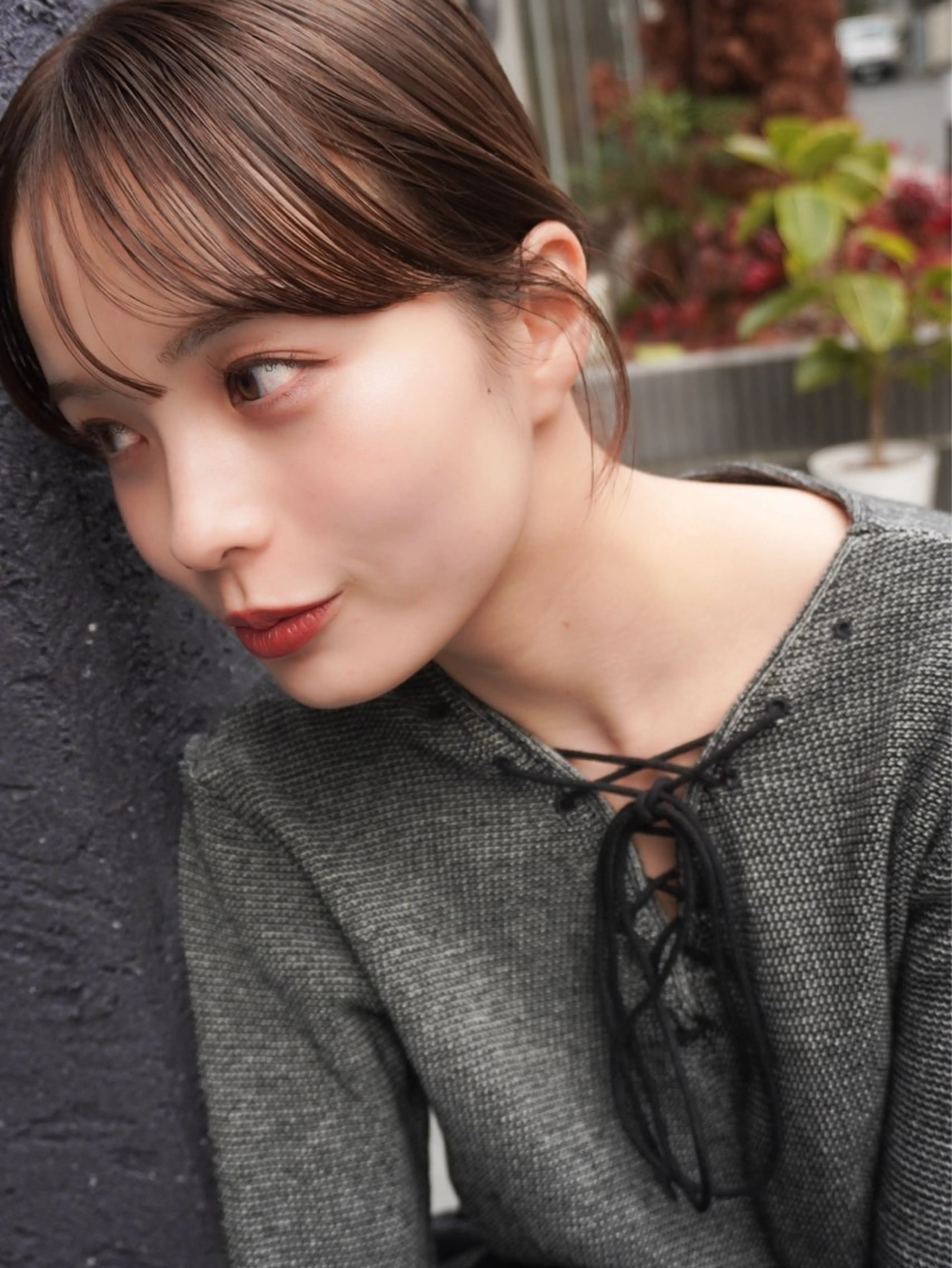 ミディアム 似合わせカット カット ヘアカラー トリートメント alu/心斎橋大阪 ボブ/ブリーチなしのヘアスタイル