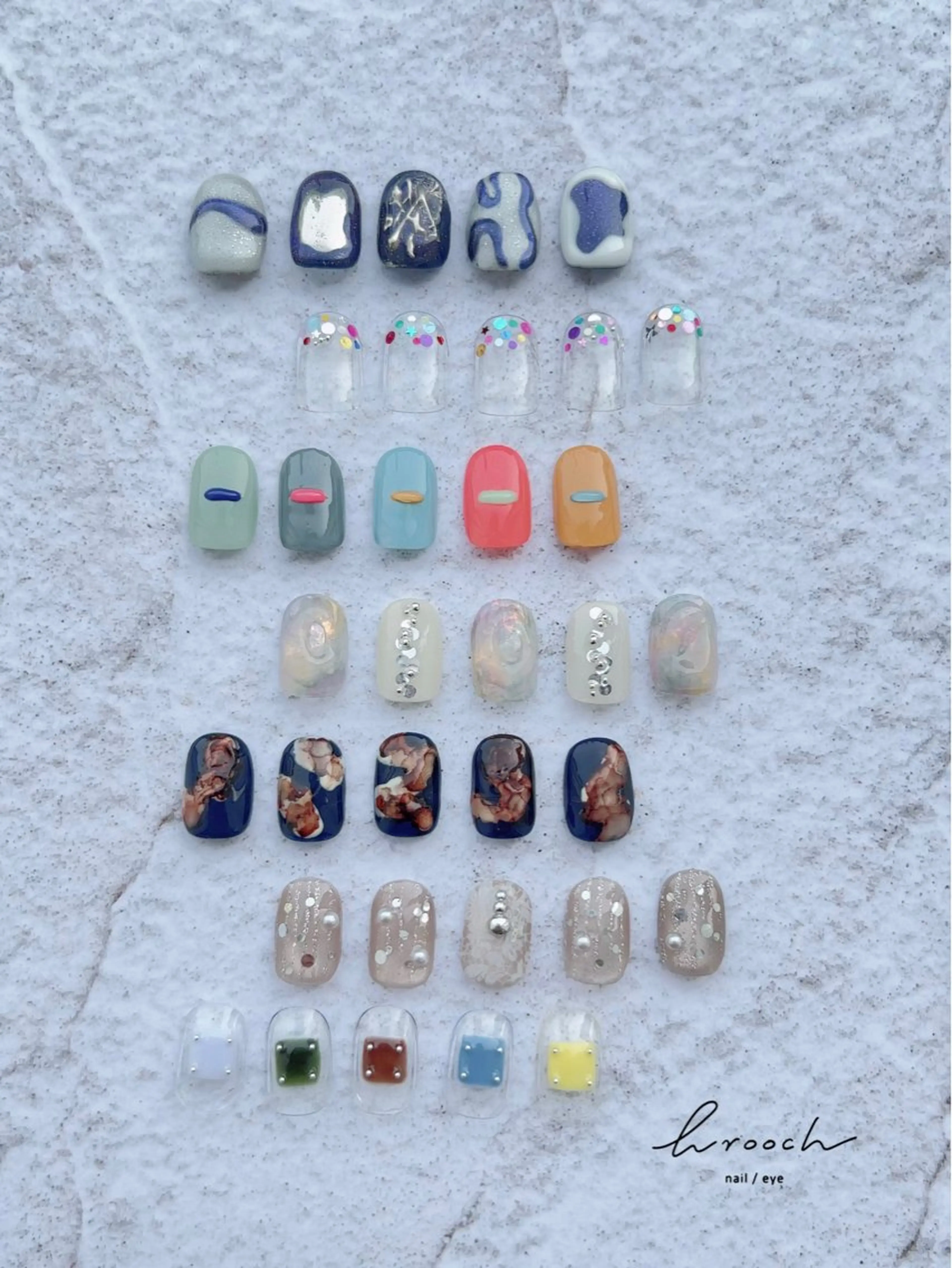 ネイル ハンドネイル BRooCH 市川かおりのネイルデザイン