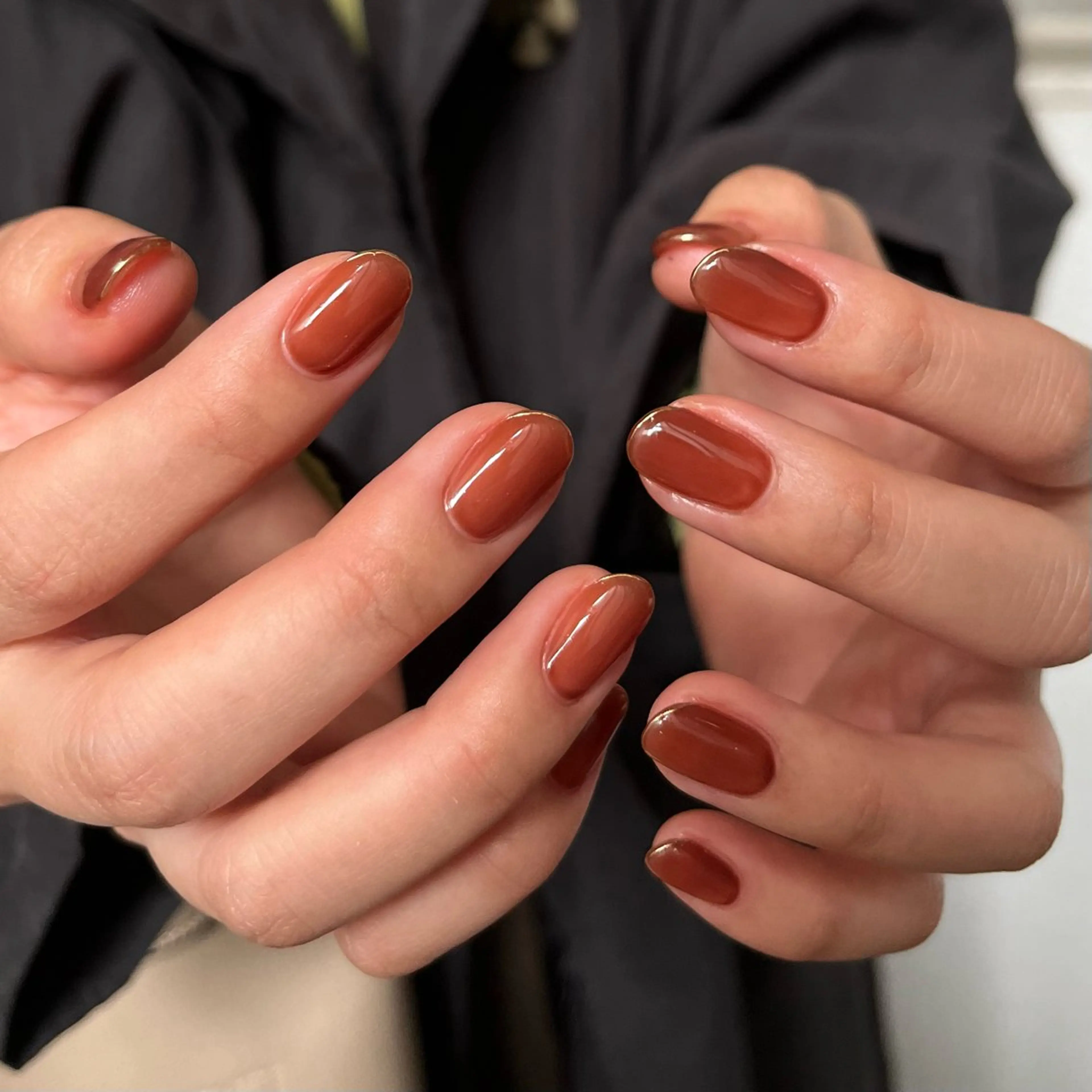 ネイル グリーン ハンドネイル vegh.所属・vegh. nail/阿波座のネイルデザイン