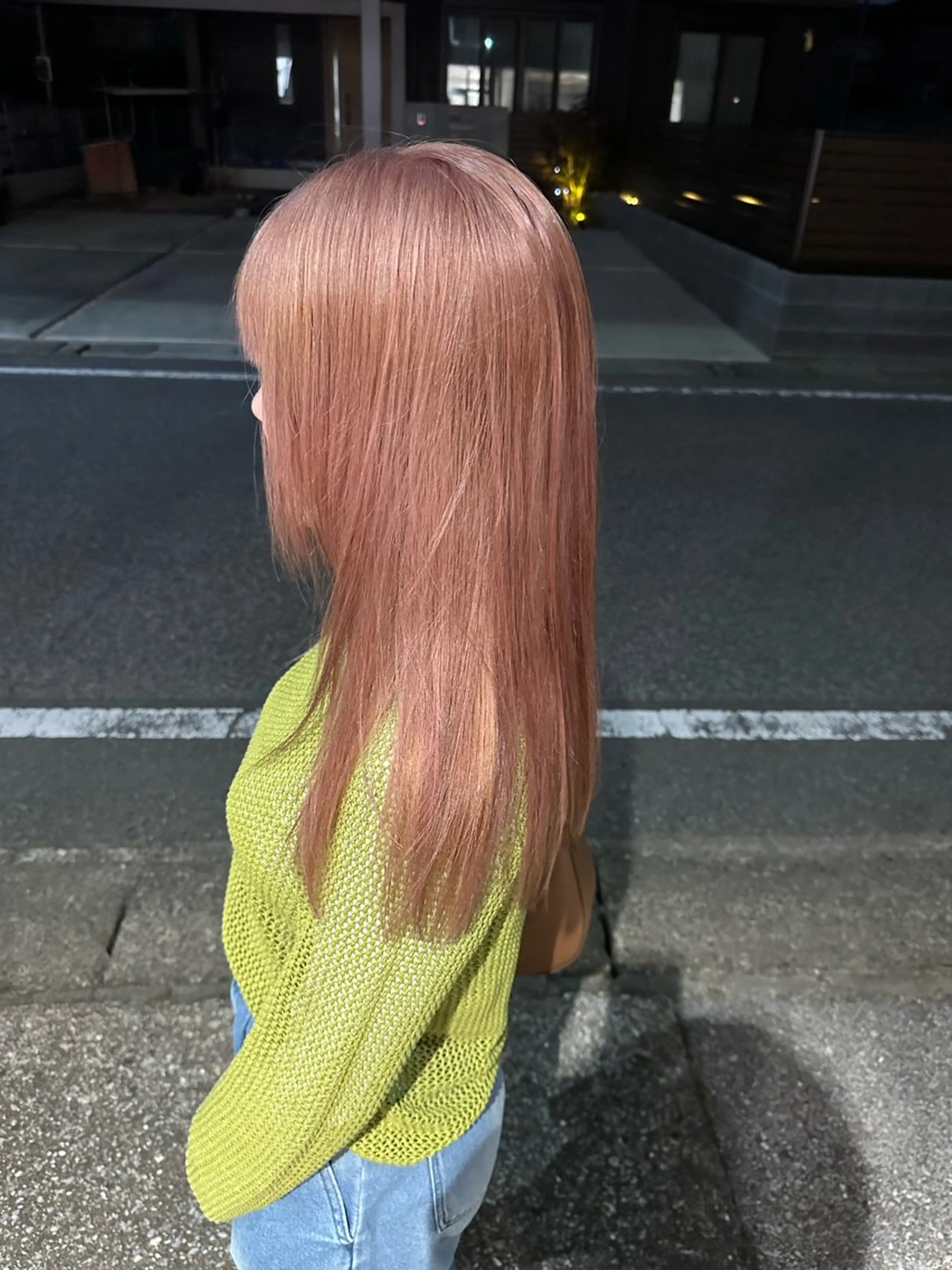セミロング ヘアカラー トリートメント 國井 瑞貴のヘアスタイル