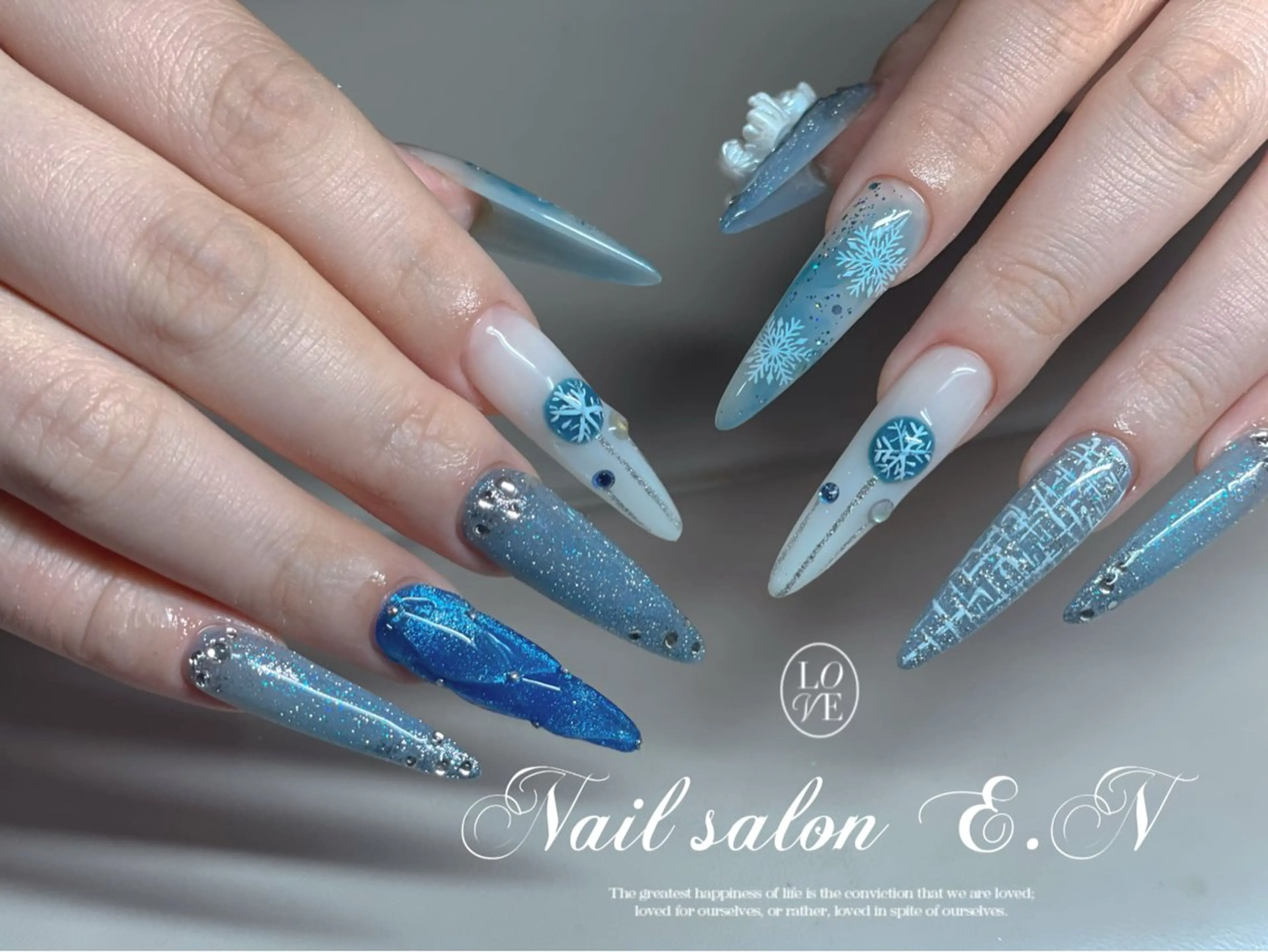 ネイル E.N🦋 長さ出し/持ち込みのネイルデザイン