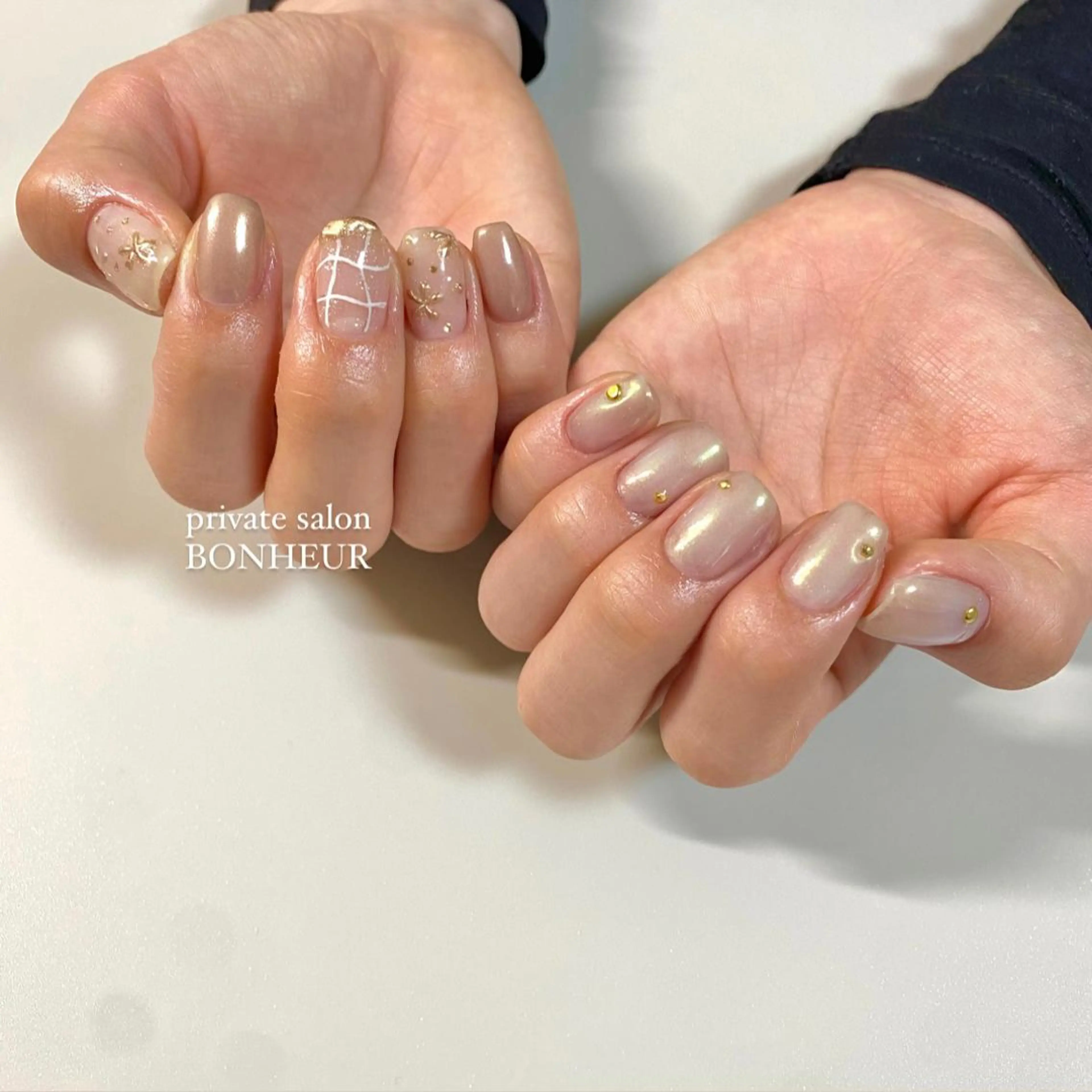 ネイル ハンドネイル BONHEUR Annaのネイルデザイン