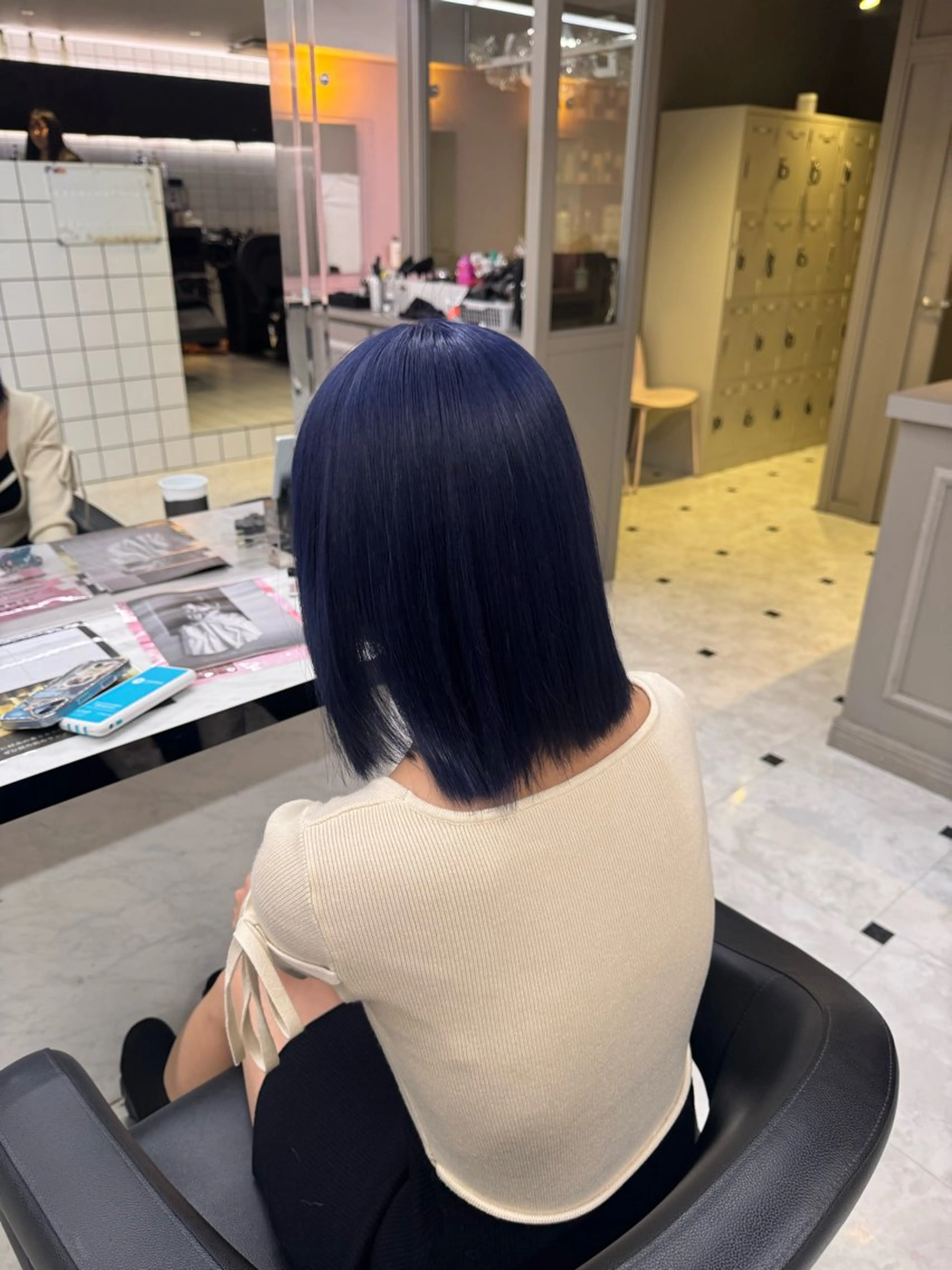 ミディアム カラー ヘアアレンジ ブリーチ ケアブリーチ ヘアカラー トリートメント 🥀レイヤー×ハイト ーントレンドヘア🥀のヘアスタイル