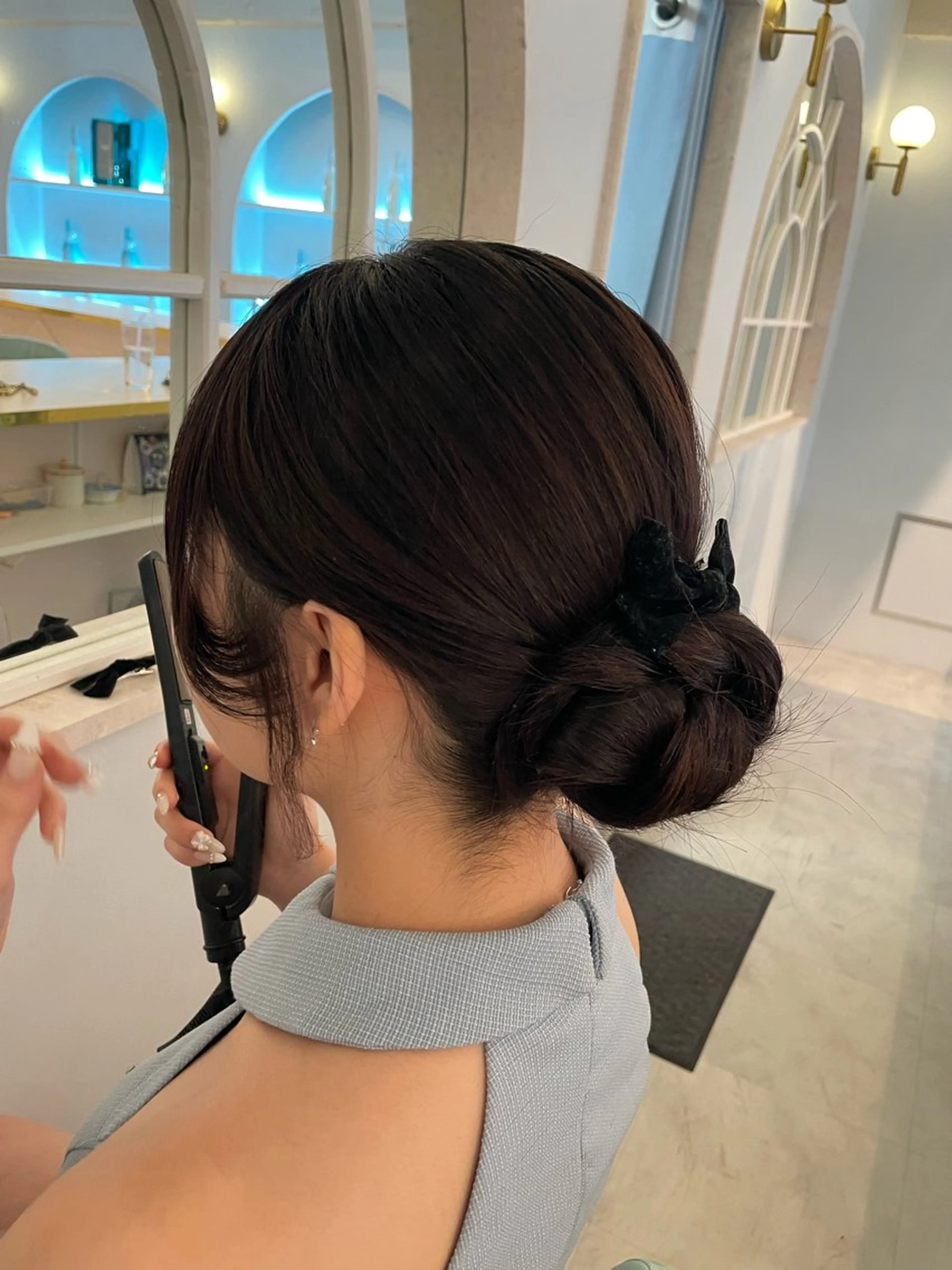 ロング ヘアセット 六本木0分ヘアセット ヘアメイクのヘアスタイル