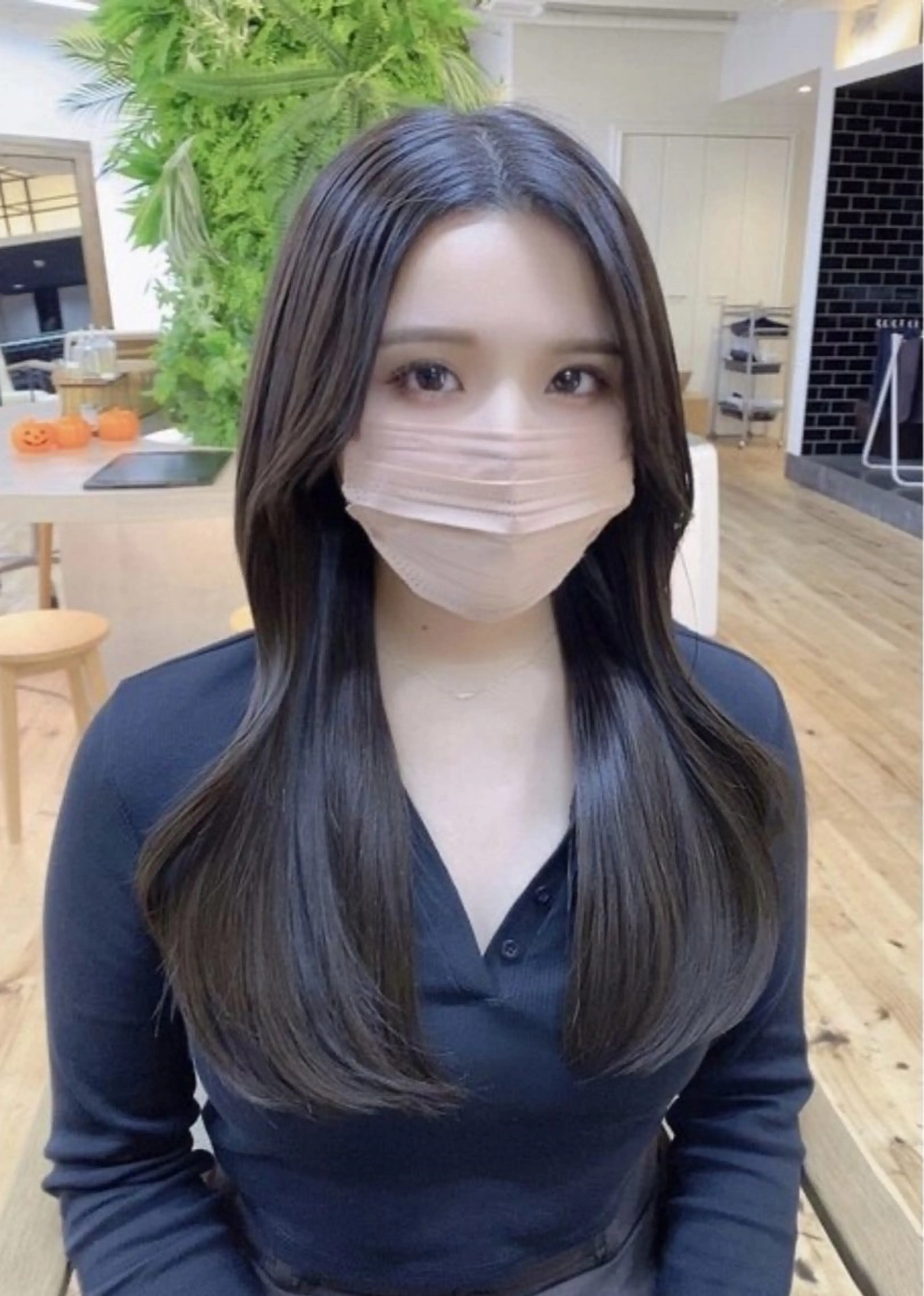 ロング カット トリートメント macaron宇都宮 柴山凌輔のヘアスタイル