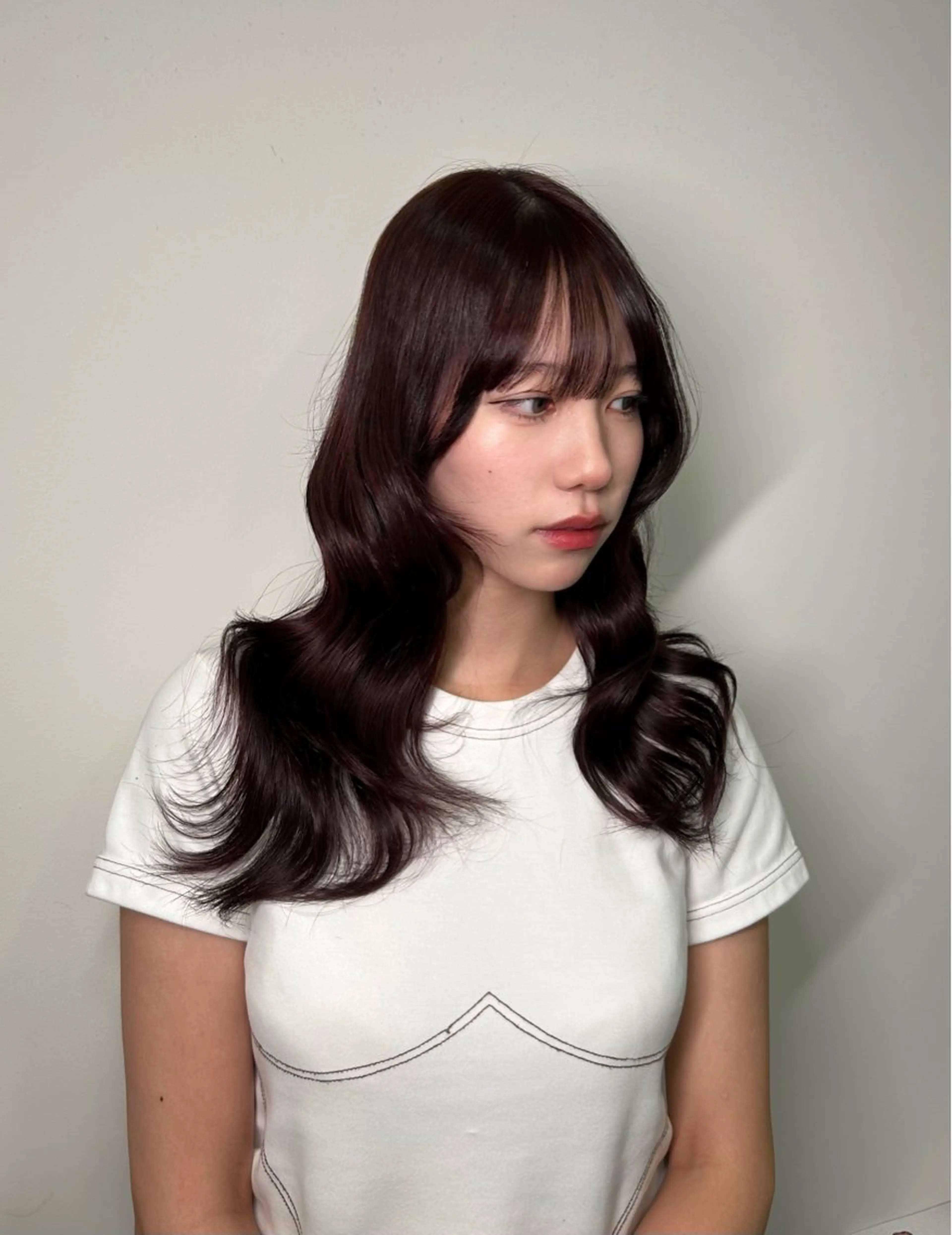 ロング ヘアカラー レイヤー/ 透明感カラー/チナツのヘアスタイル