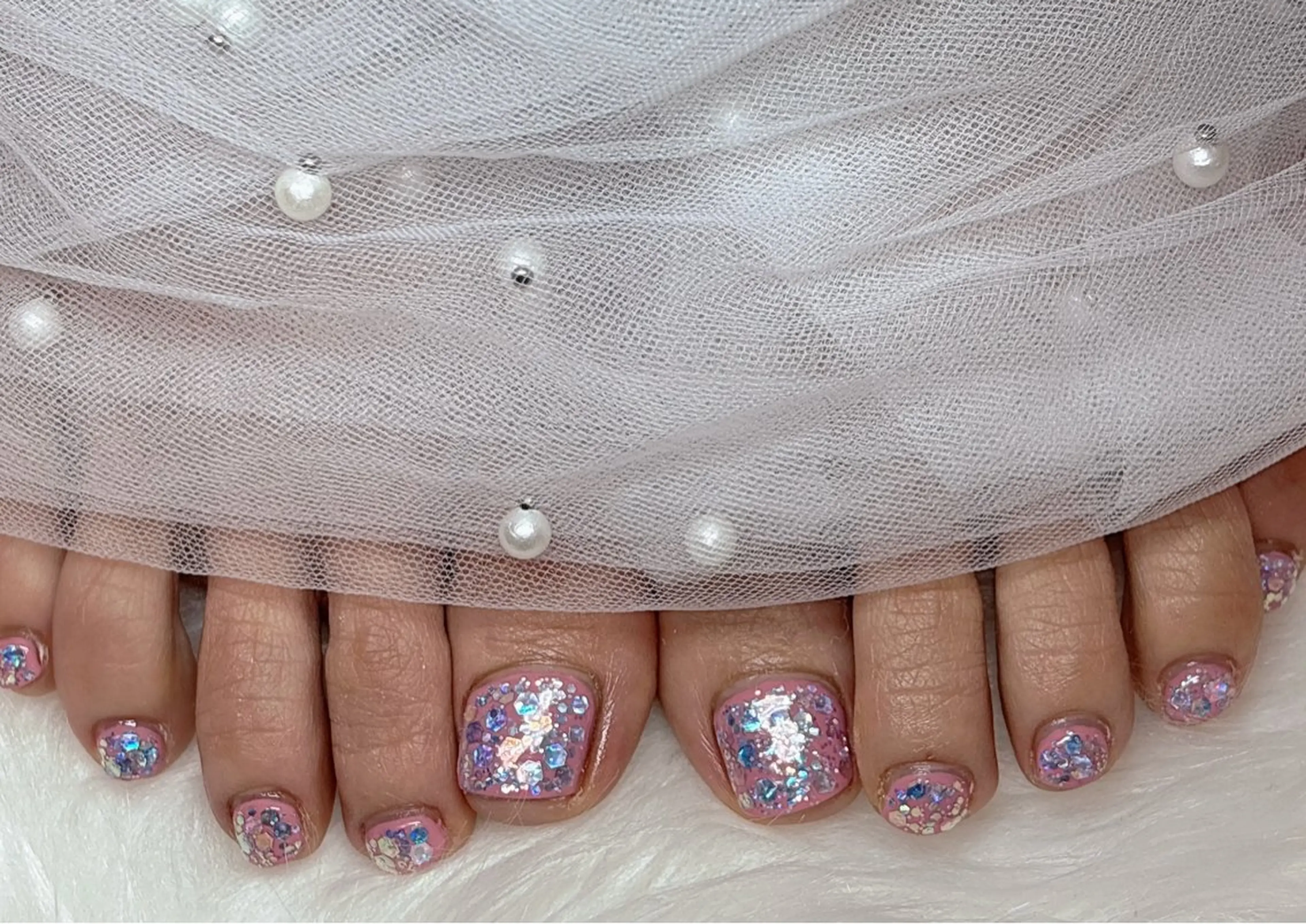 ネイル キラキラネイル ネイル スゥリールのネイルデザイン
