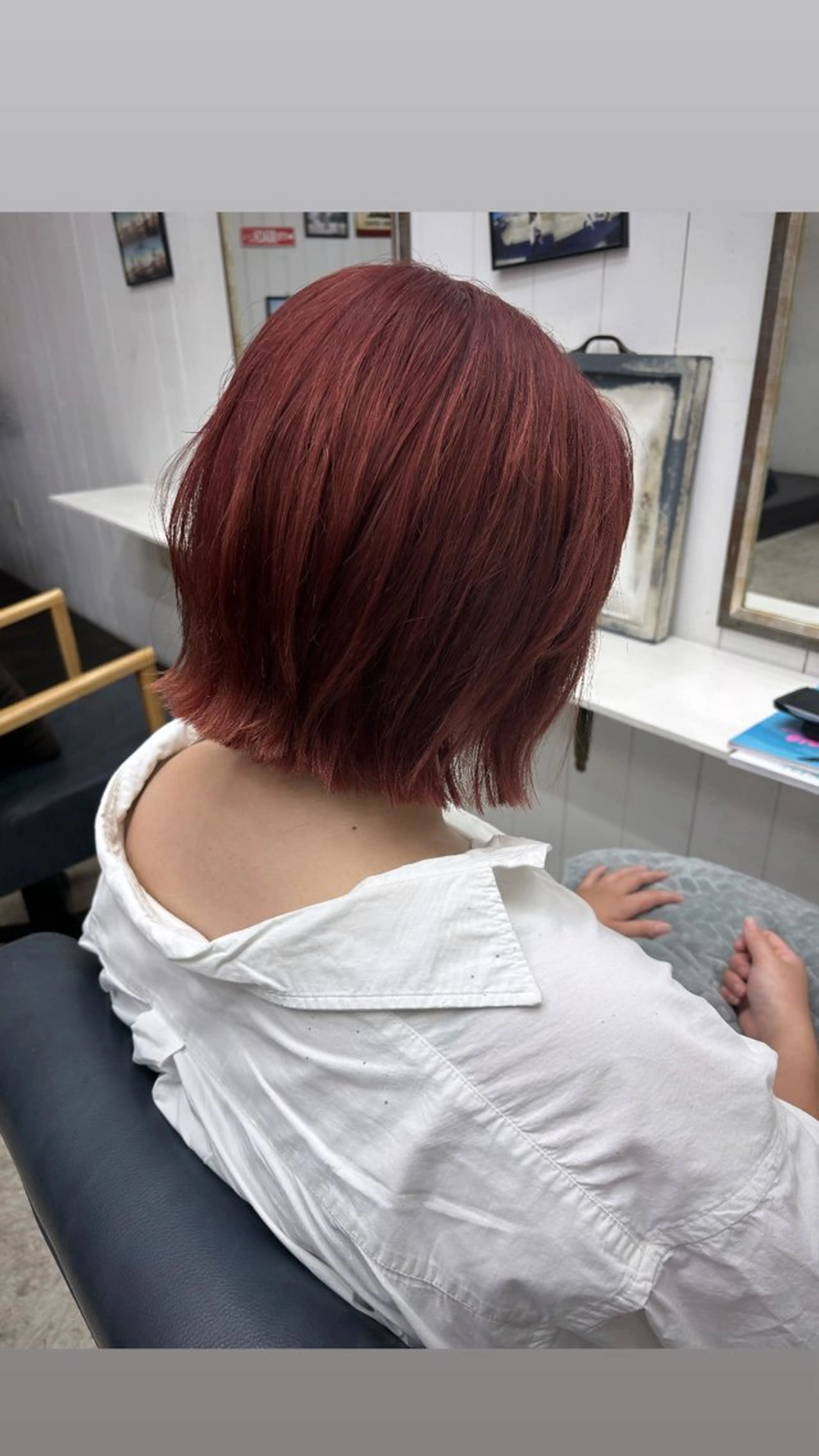 ショート カラー カット ヘアカラー トリートメント Ann./艶髪 /レイヤーカットのヘアスタイル