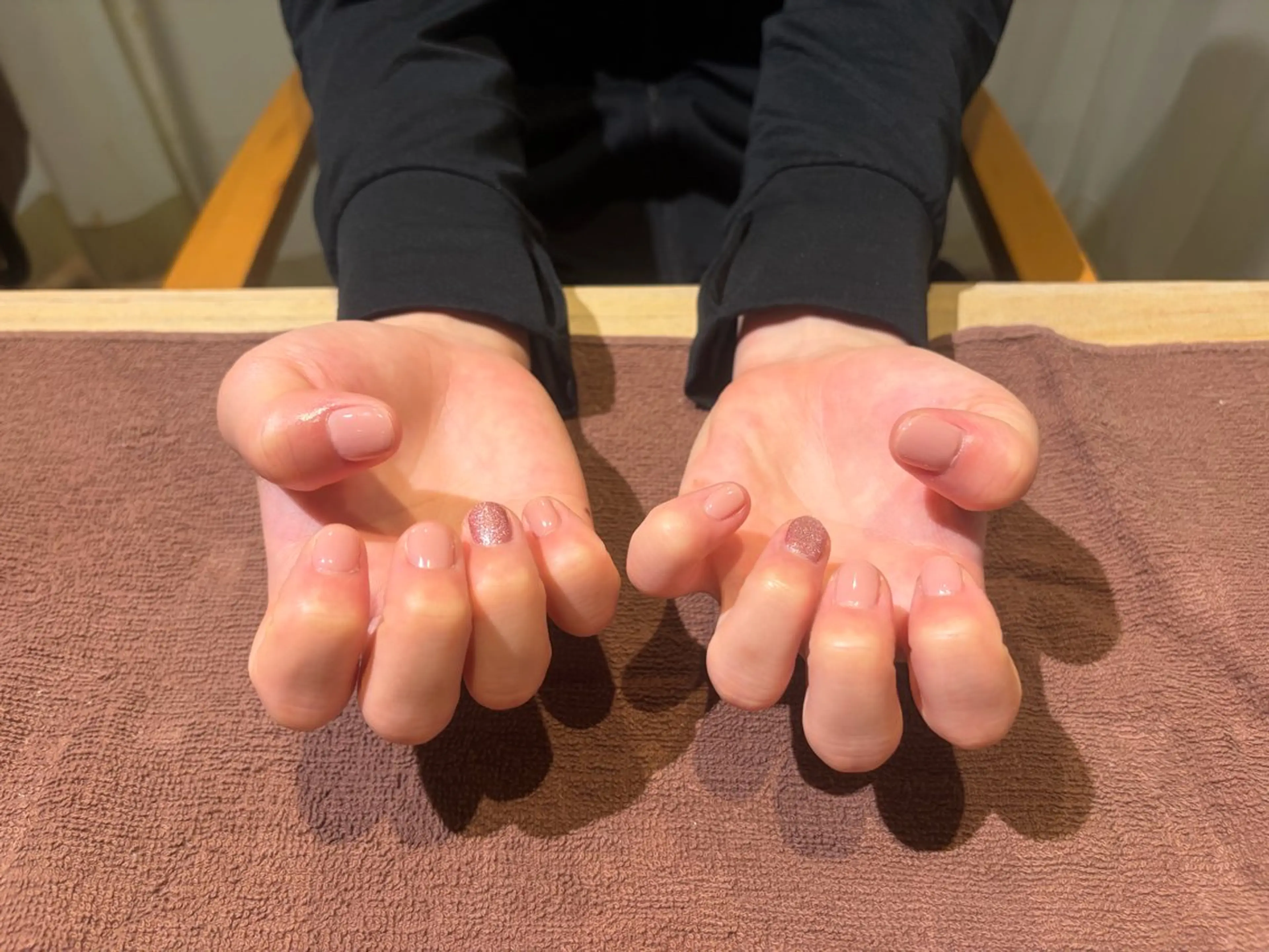 ネイル オフィスネイル ワンカラーネイル シンプルネイル ネイルサヴォイ本厚木 ⭐️あんりのネイルデザイン