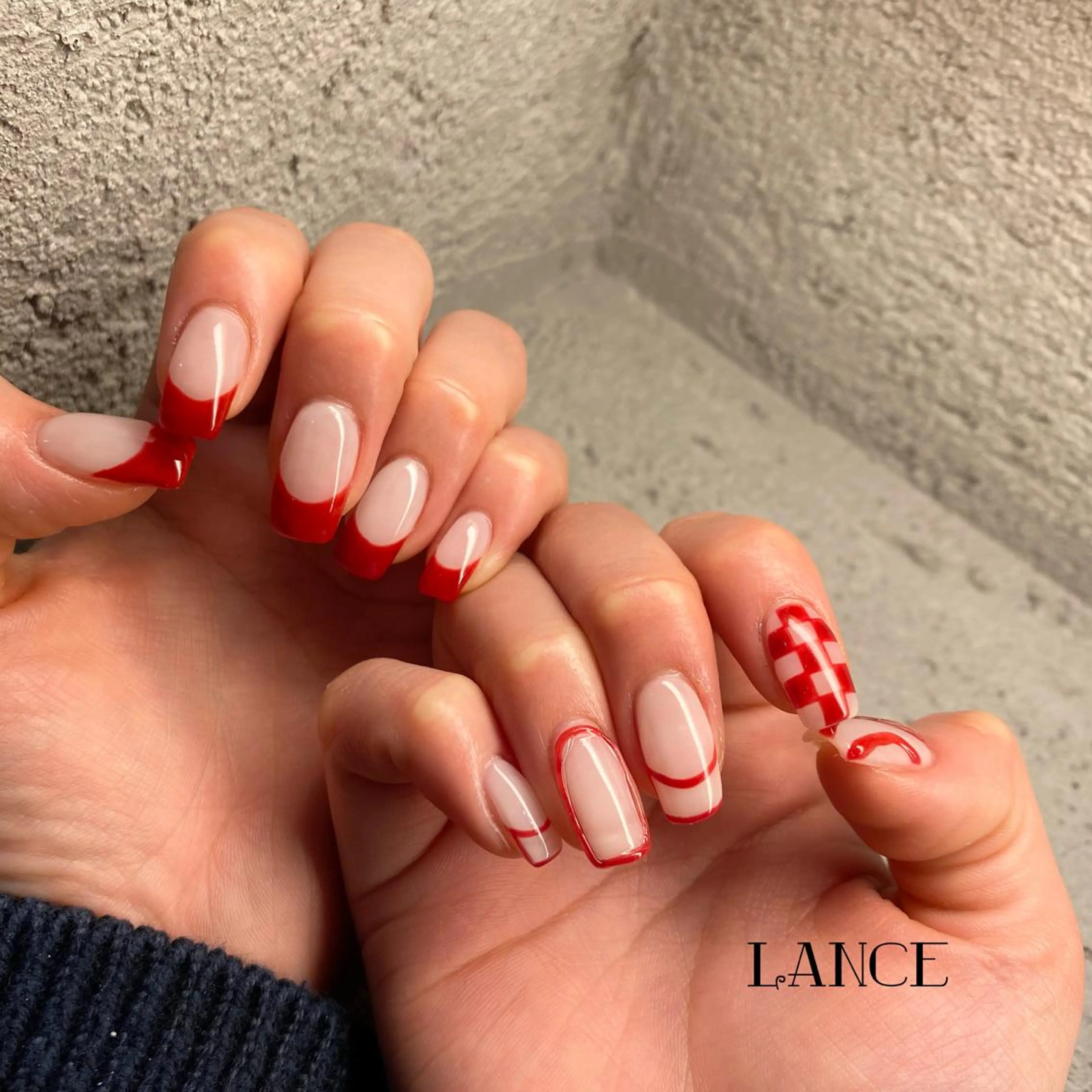 ミディアム ハンドネイル Lance nailのネイルデザイン