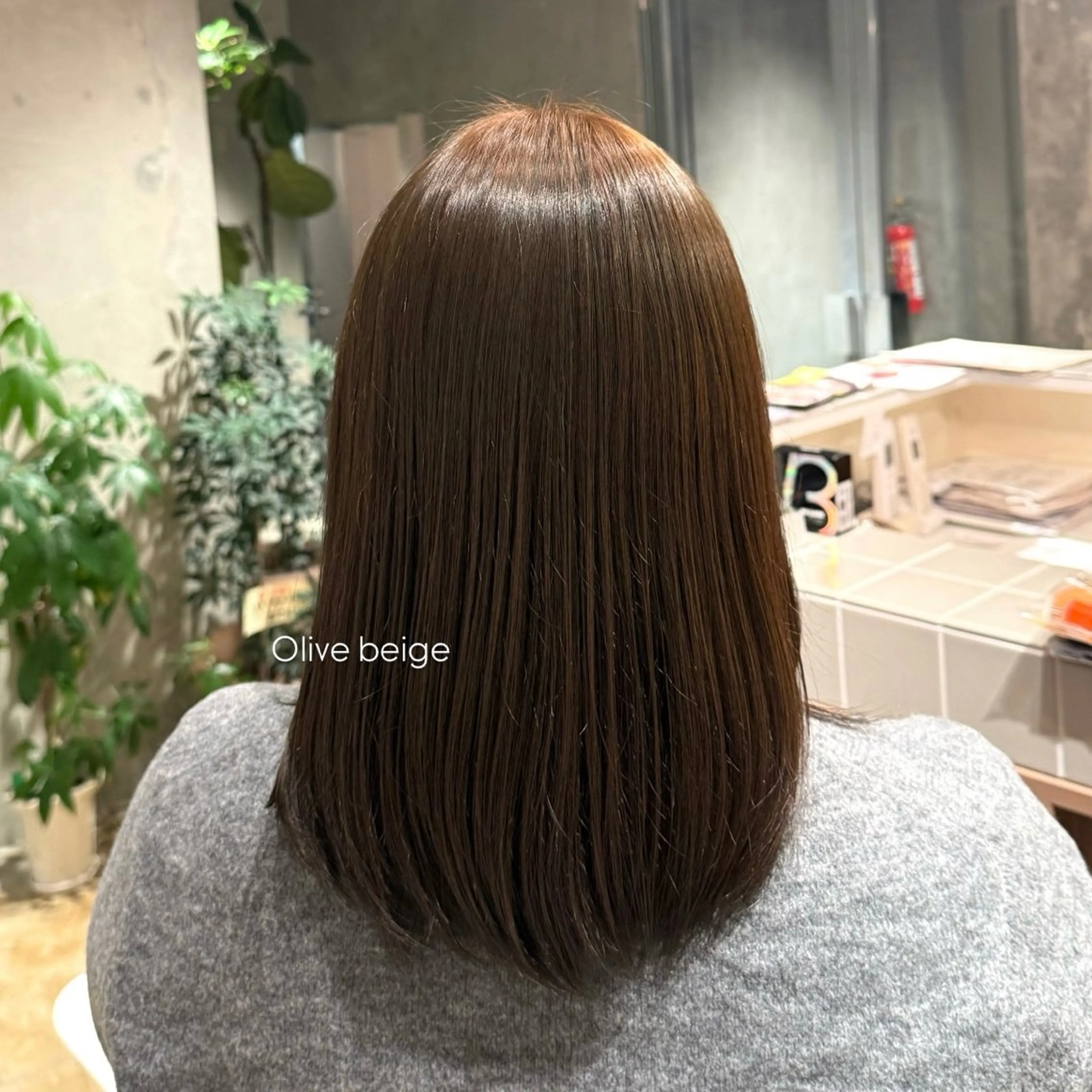 ブリーチなしダブルカラーの写真