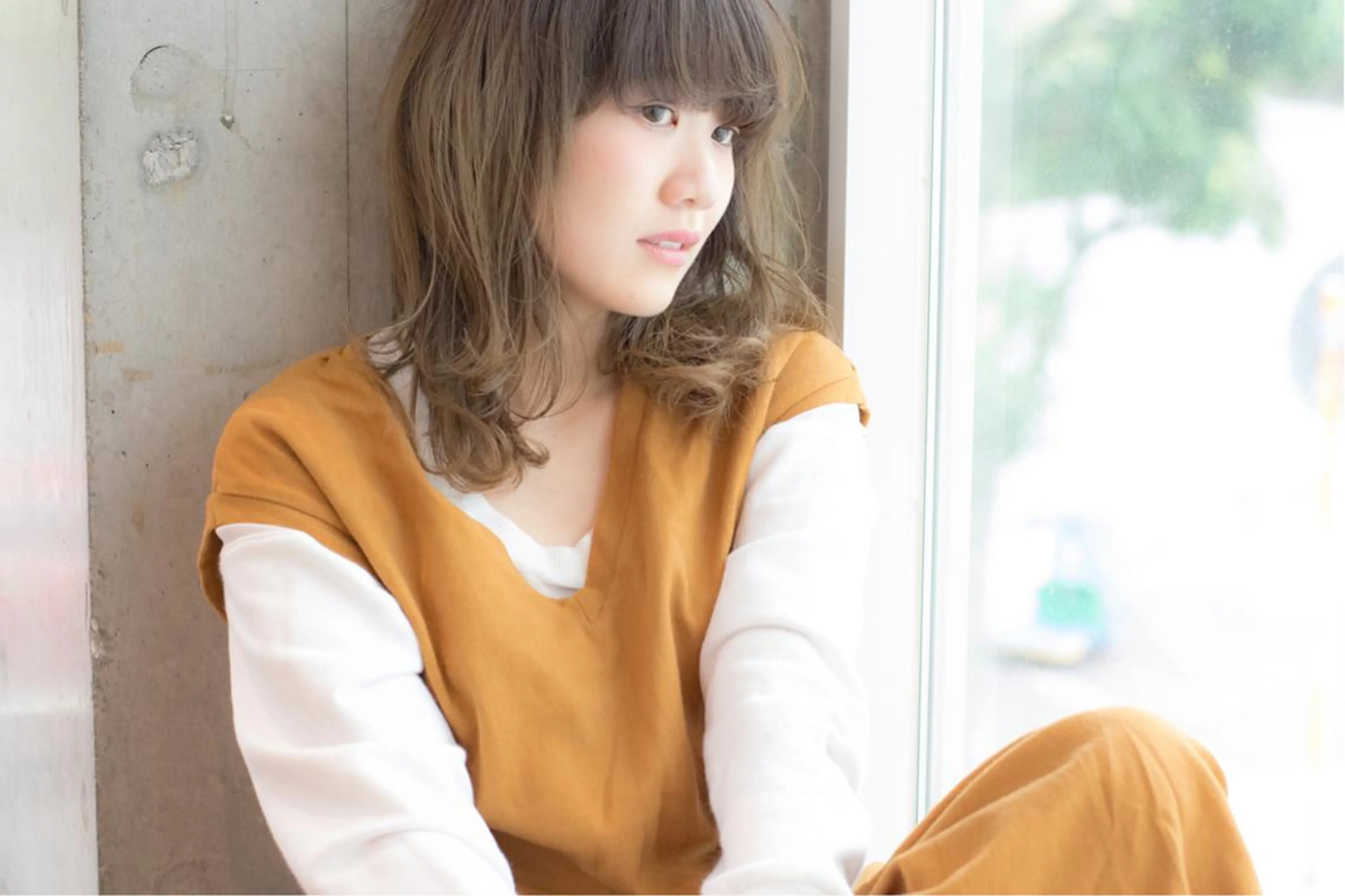 ミディアム カラー 髪質改善🌟 TAKERUのヘアスタイル