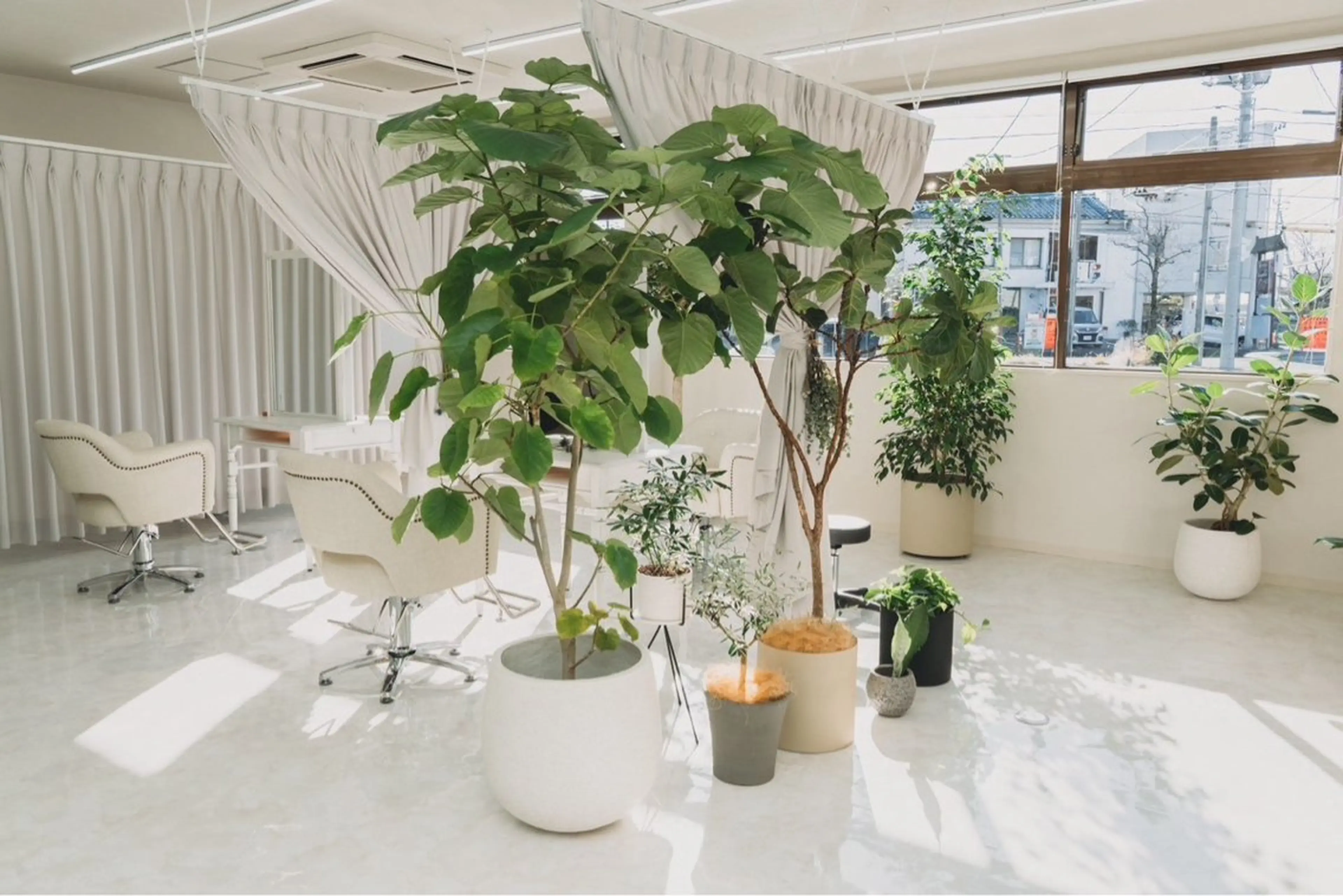 セミロング カラー パーマ メンズ 大沼 那奈のヘアスタイル