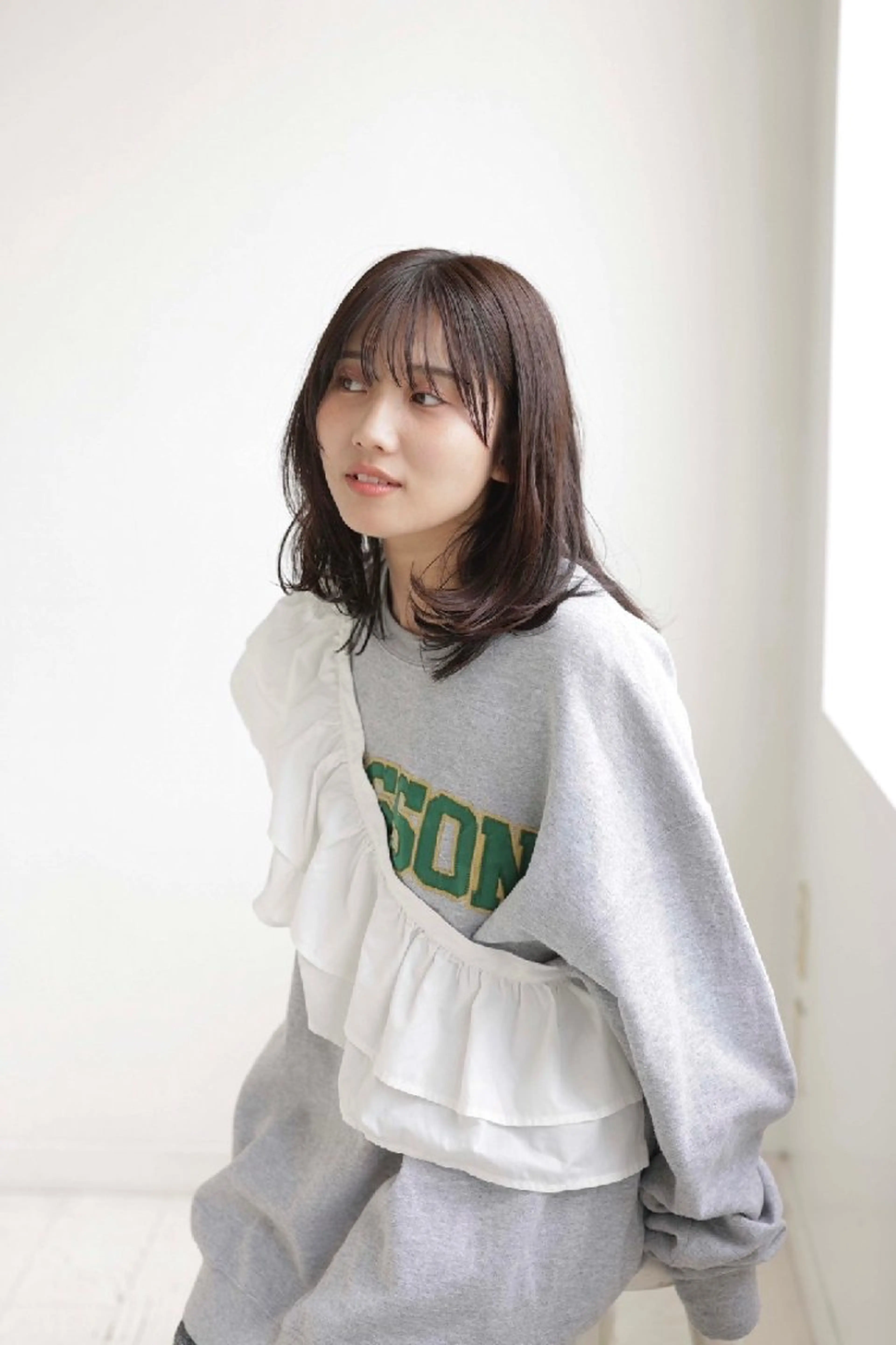 カラー 束感まつぱ🥑🤍 NATUKI🤍のヘアスタイル