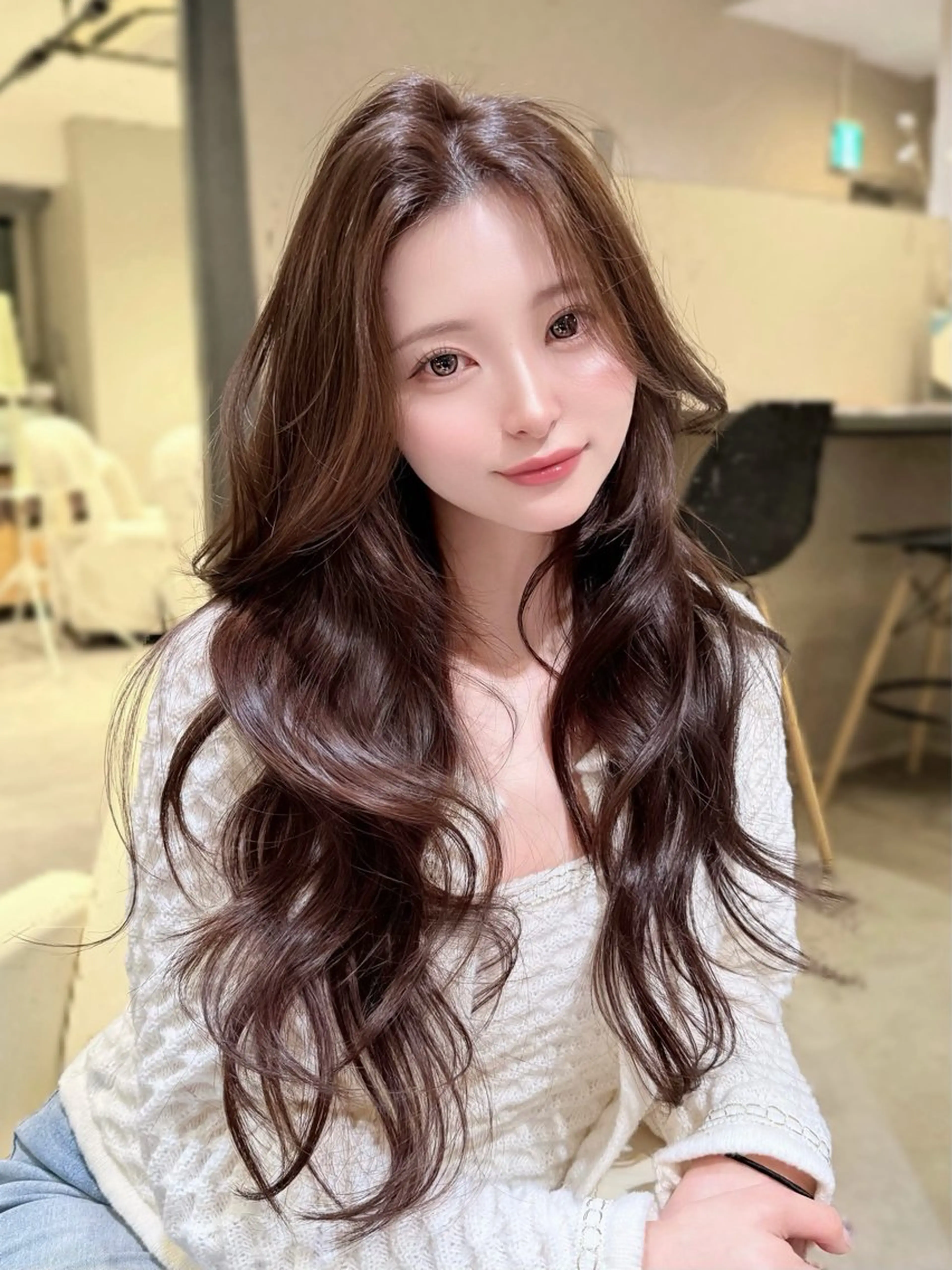 ロング 並河佳祐/レディース 限定／韓国ヘア✨のヘアスタイル