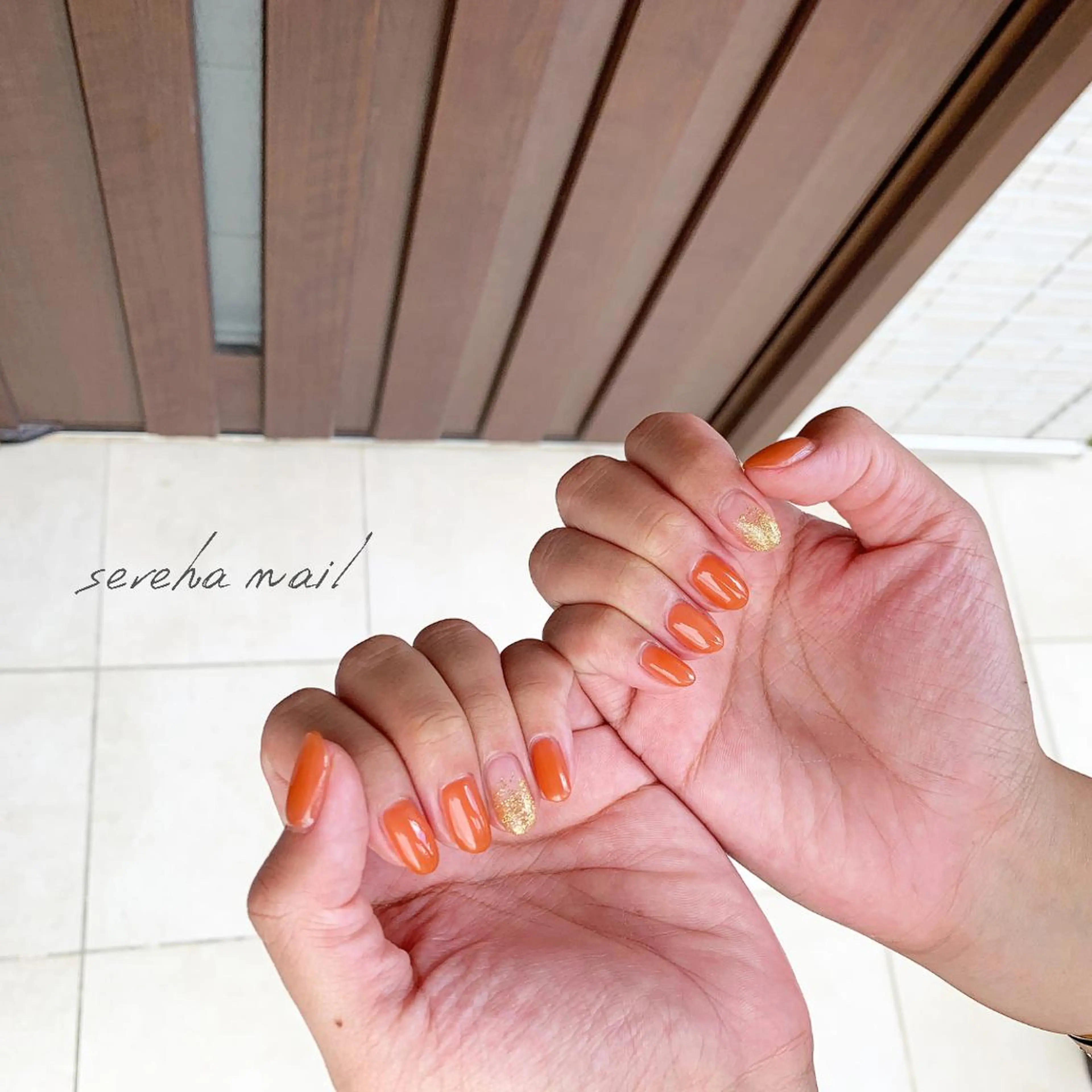 ネイル グラデーション ラメ(グリッター) ラメグラデーション ワンカラーネイル sereha nailのネイルデザイン