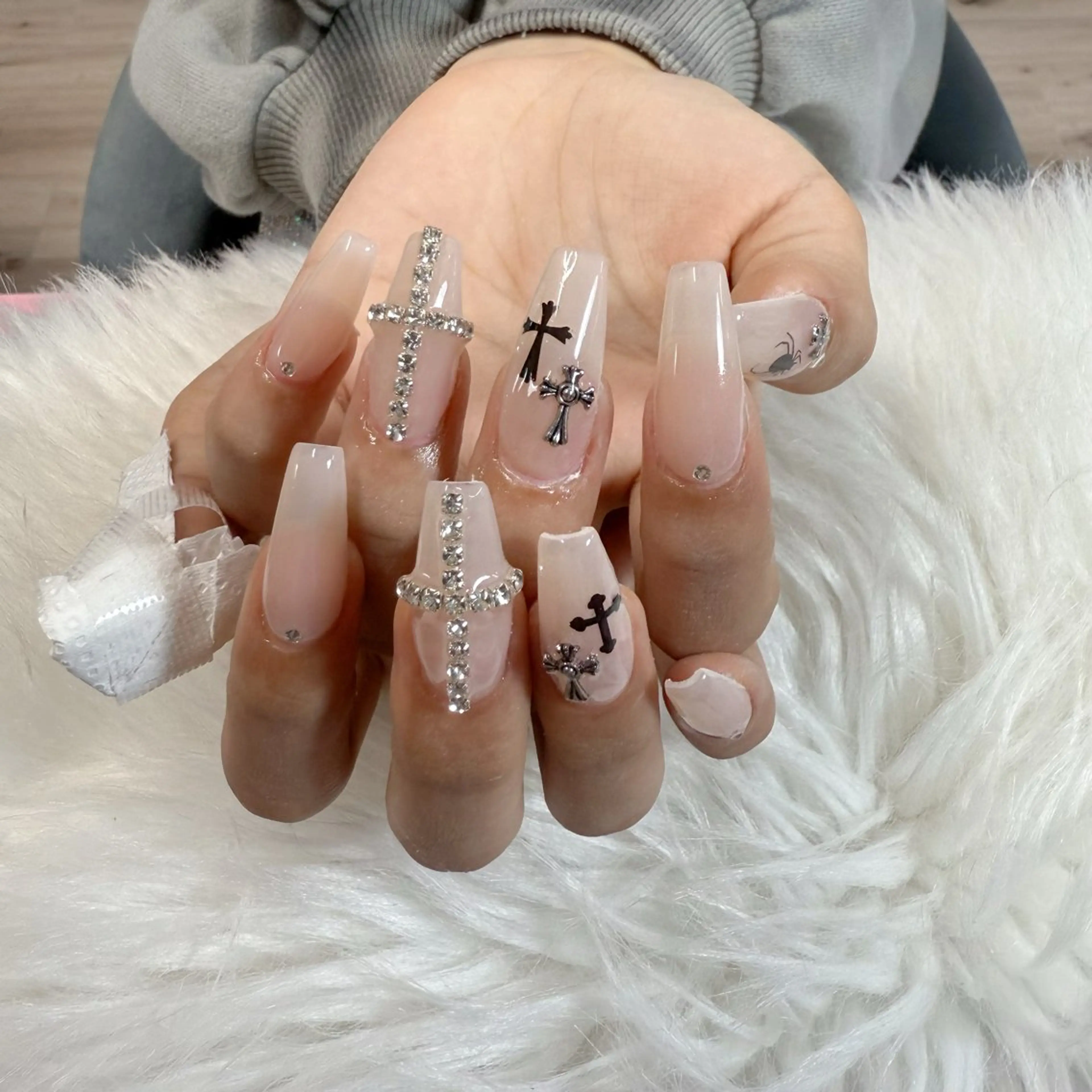 ネイル ハンドネイル 🎀nana🫧 ワンホンネイル🎀のネイルデザイン